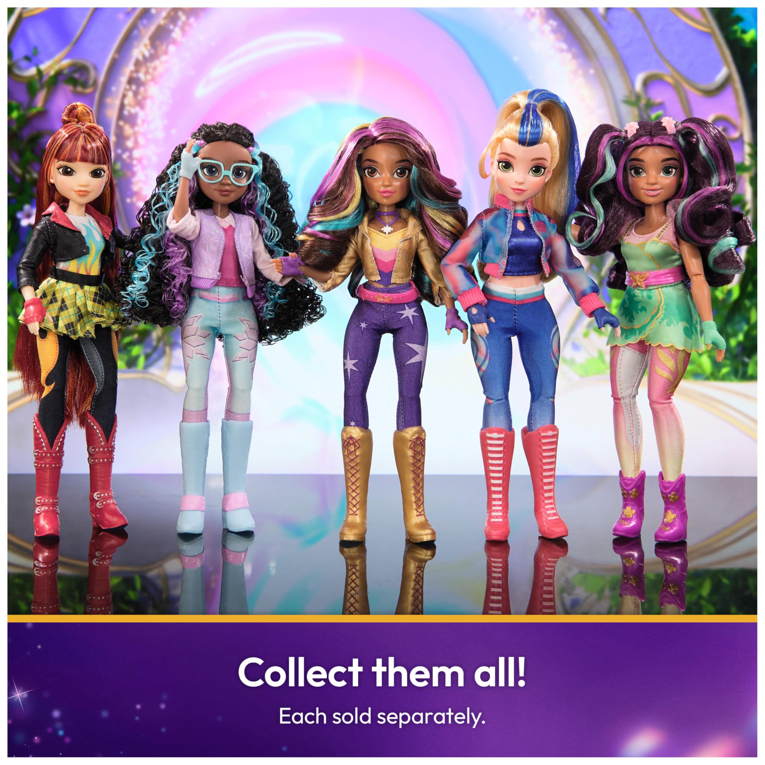 Unicorn Academy Valentina Doll - 24cm with Highlighted Hair & 5 Fashion Accessories 17