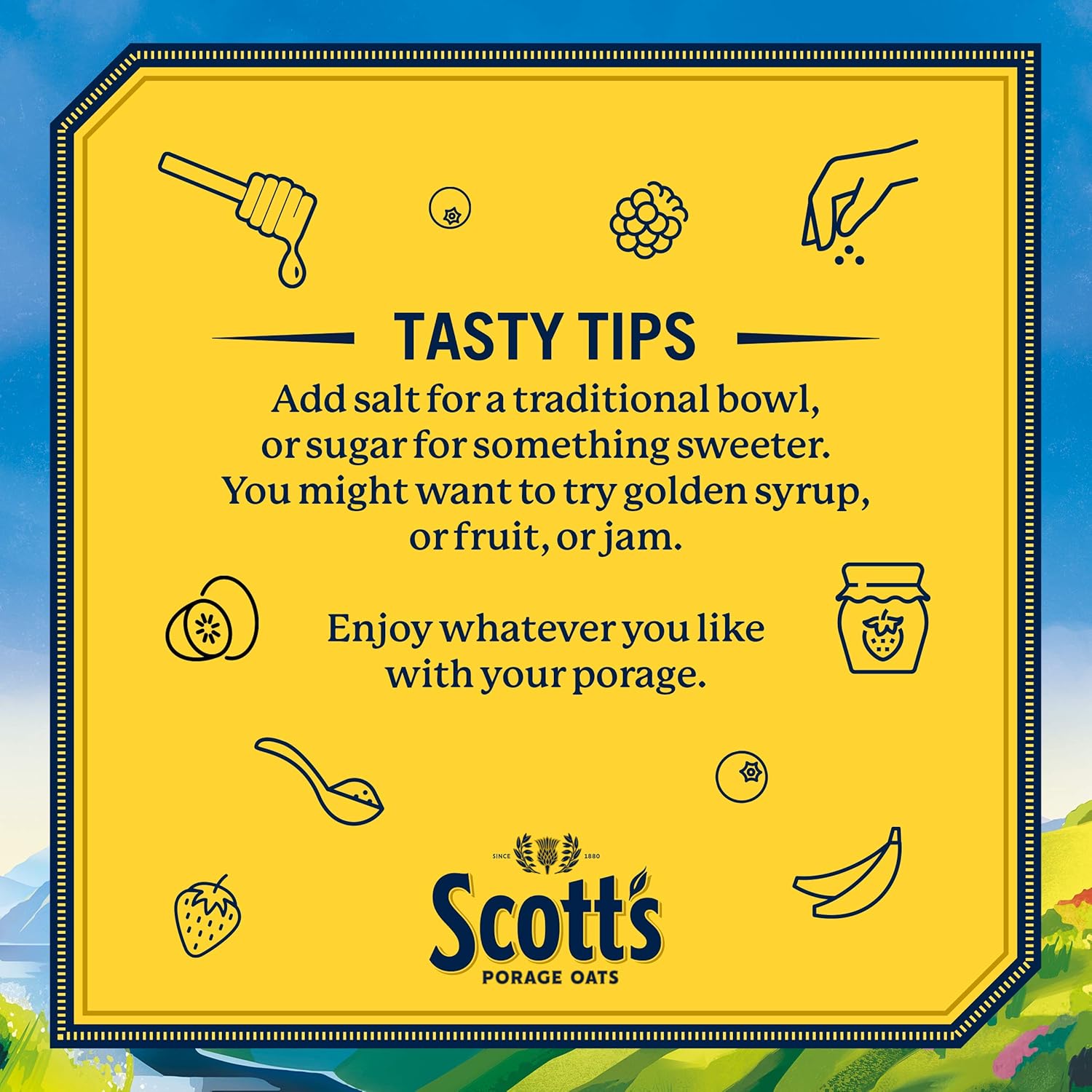 Scott's Porage Original Porridge Oats, 1 kg 9