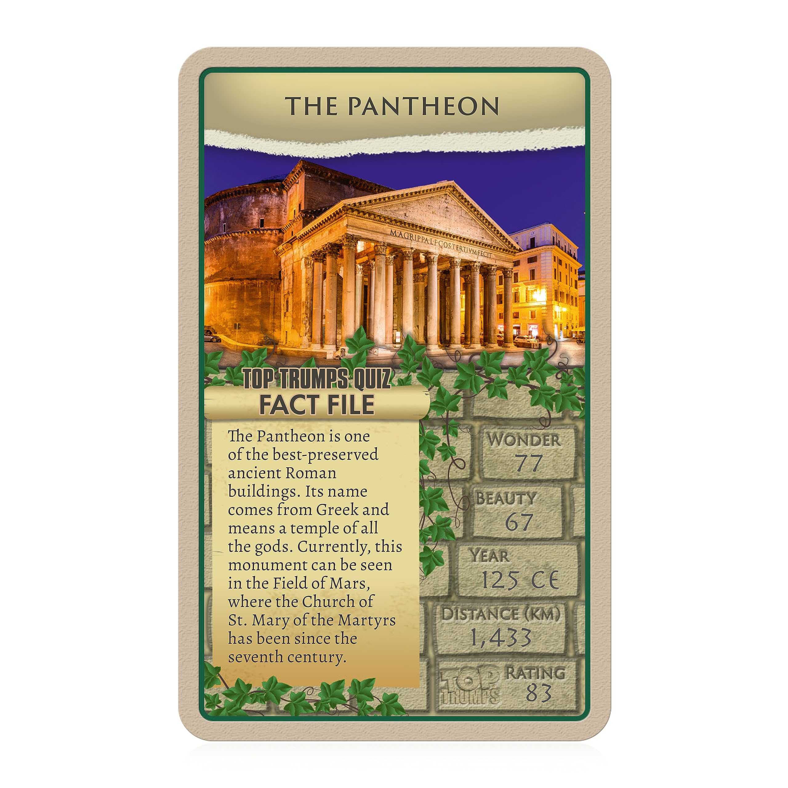 Top Trumps Wonders of the Ancient World Classic Card Game 8