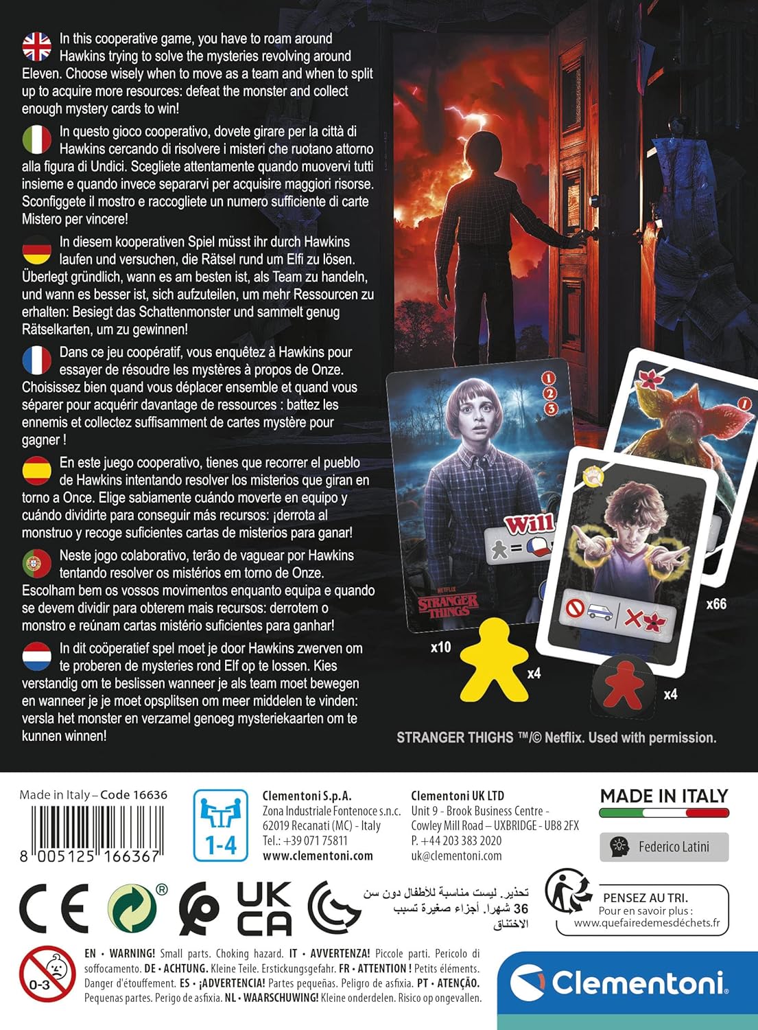 Clementoni Stranger Things Adventures Together Card Game 5
