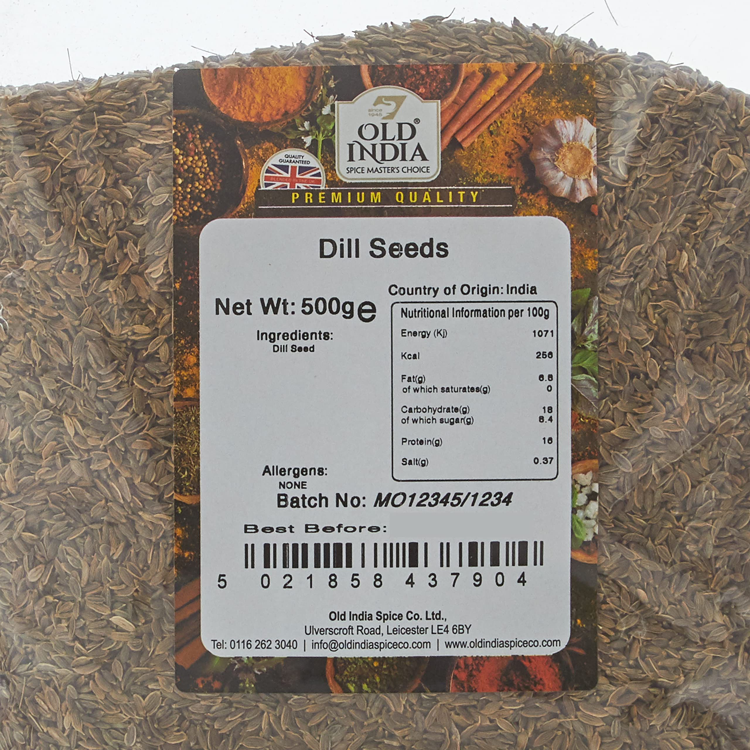 Old India Dill Seeds - 100% Natural Whole Spice | 500g Pack 2