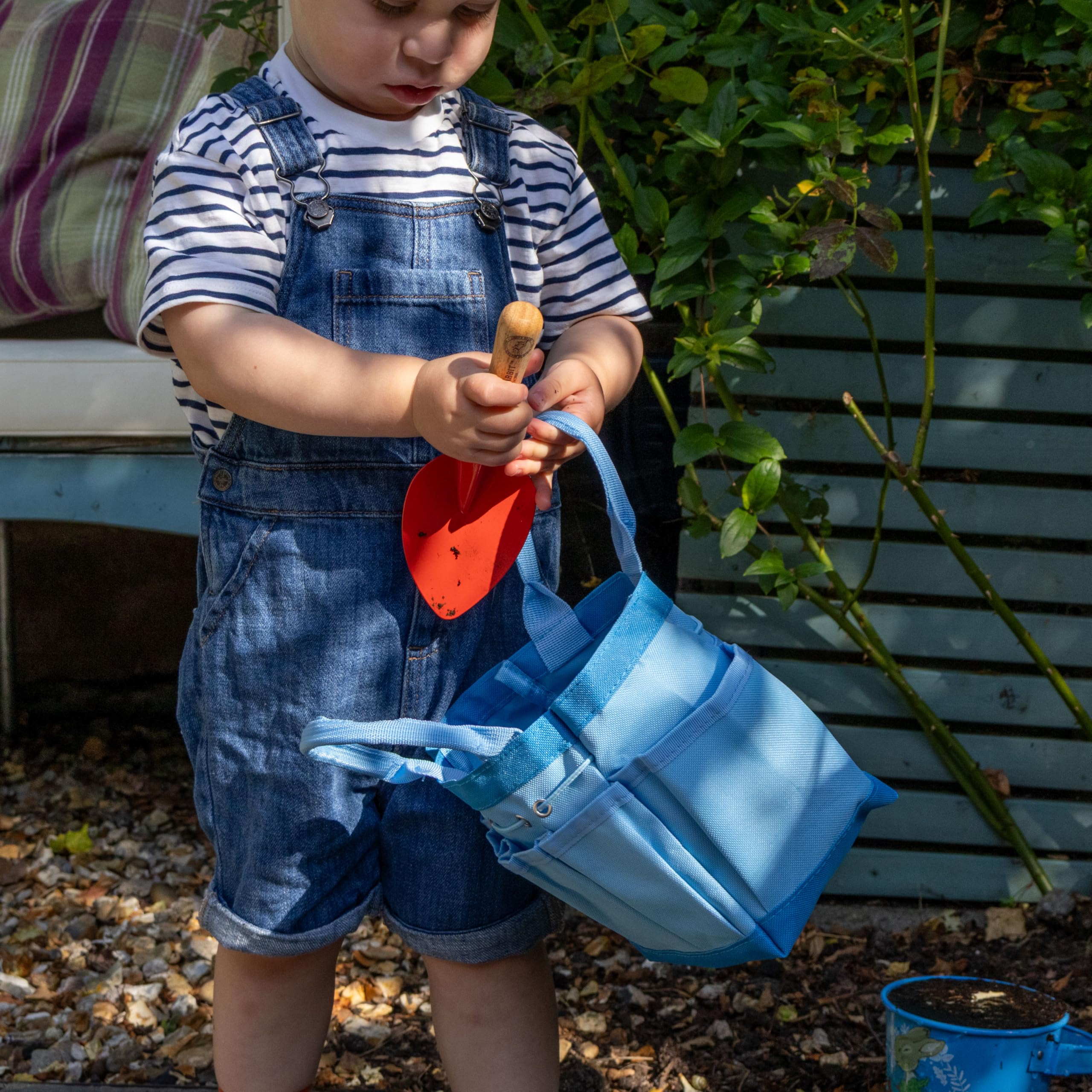 Robert Frederick Peter Rabbit Children’s Gardening Set - 5 Piece Tool Kit with Gloves & Carry Bag 5