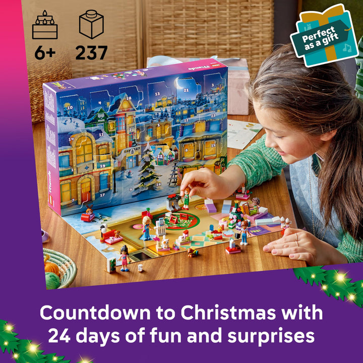 LEGO Friends Advent Calendar 2025 - 24 Days of Festive Building Fun for Kids 6+