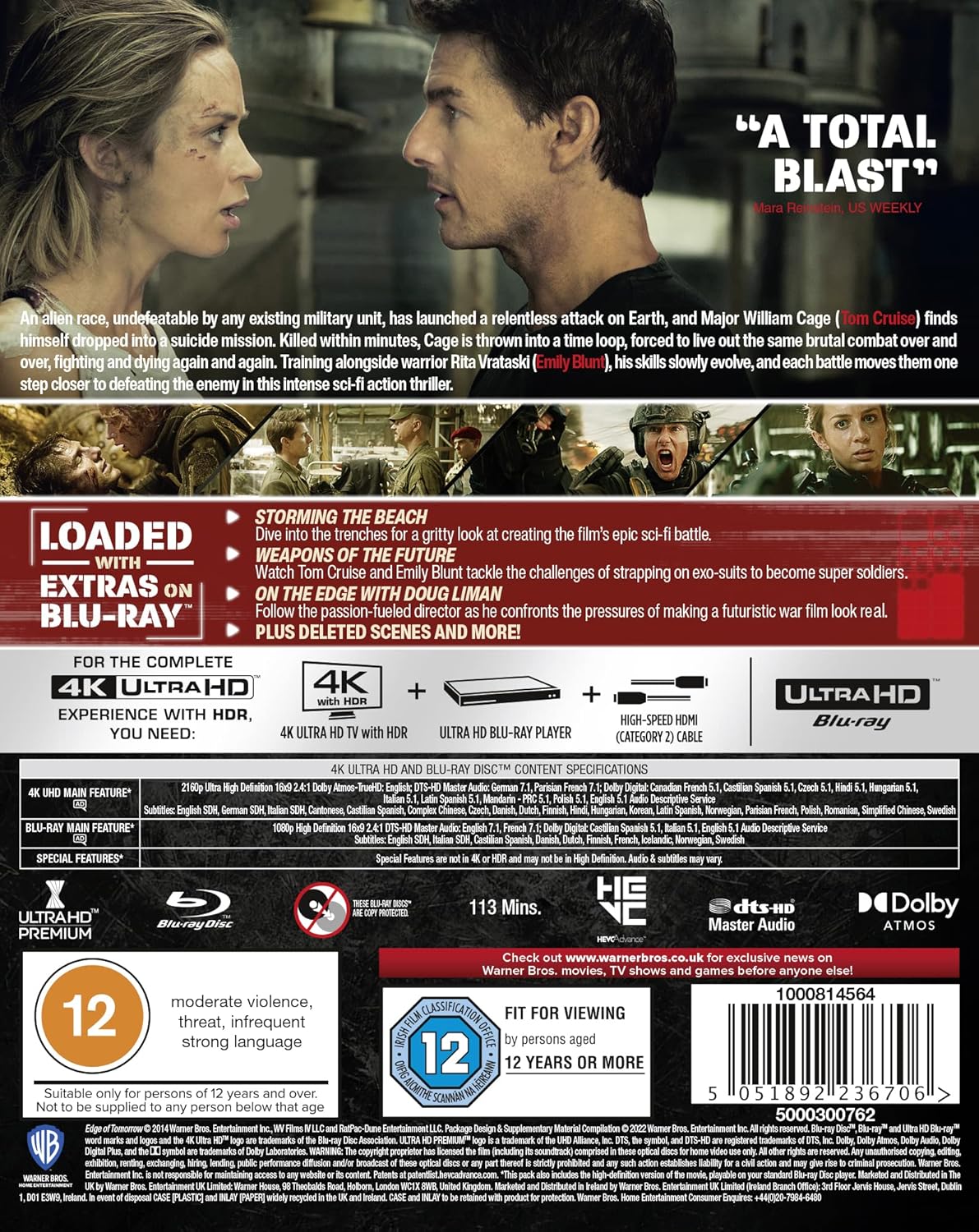 Edge of Tomorrow [4K Ultra HD] [2014] 3