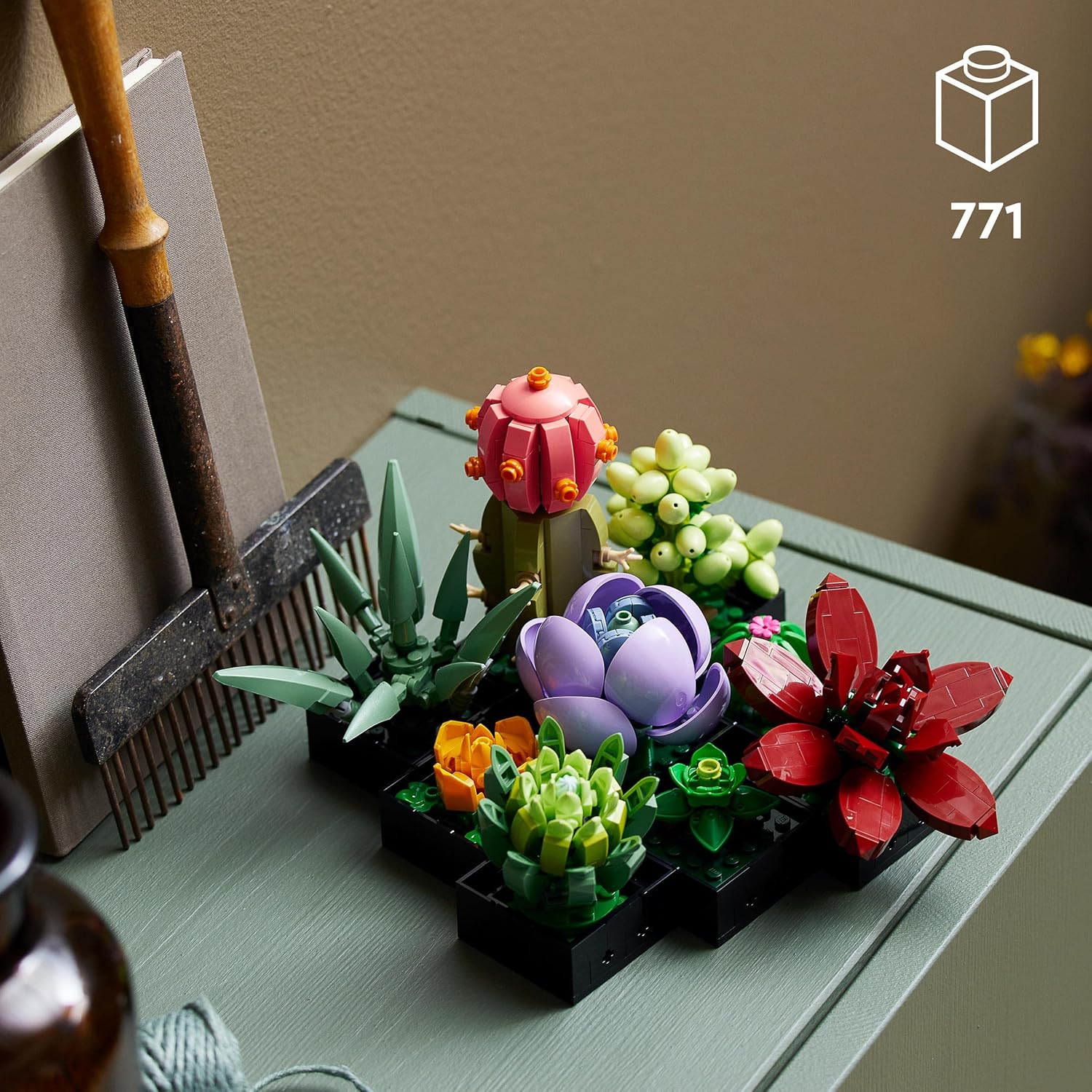 LEGO 10309 Icons Succulents Set - Artificial Plants for Adults, Home Décor & Building 4
