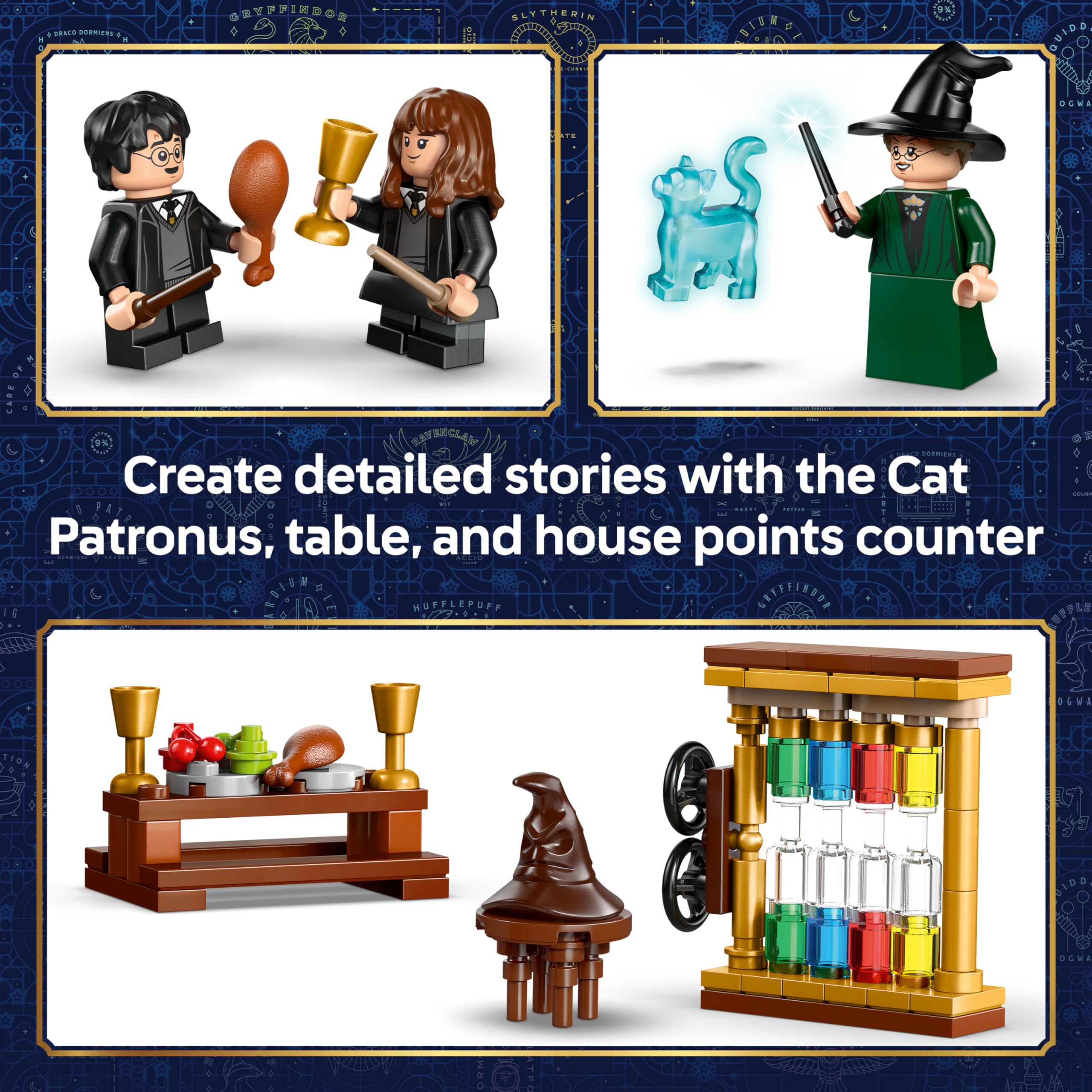 LEGO Harry Potter Hogwarts Castle: Sorting Hat Ceremony Toy Set 76460 | Ages 7+ 4