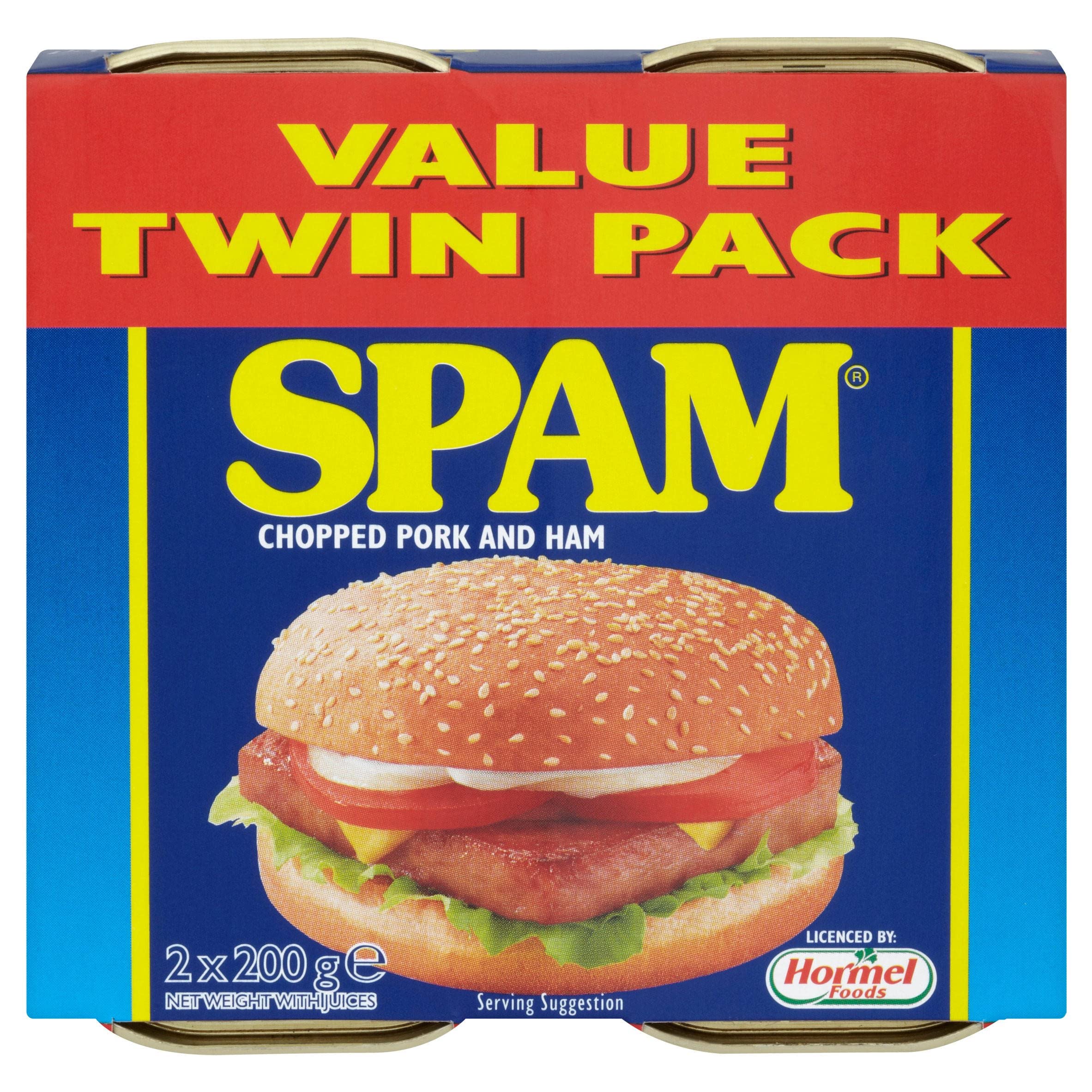 SPAM Chopped Pork & Ham (Splitable) 2x200g