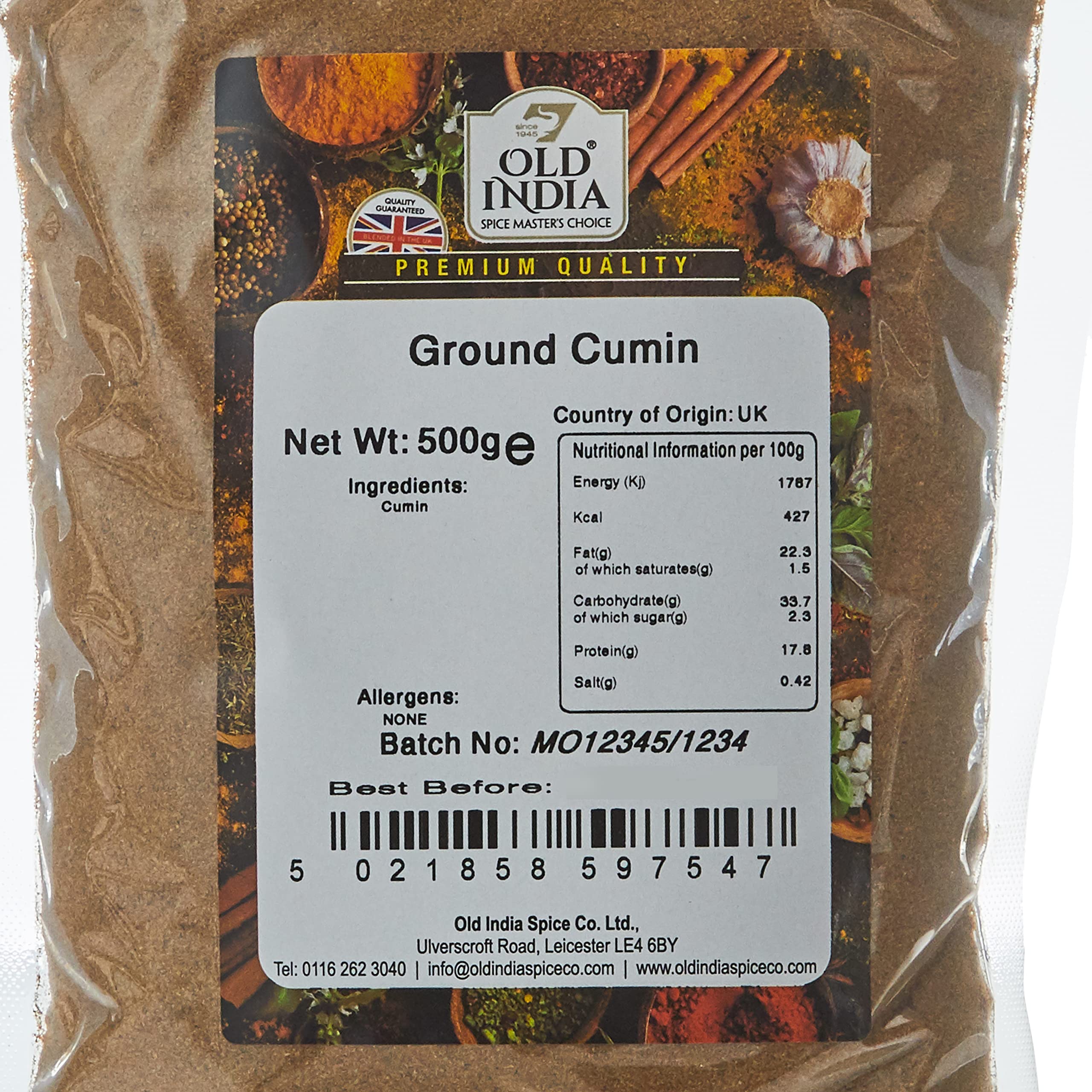 Old India Ground Cumin 500g 2