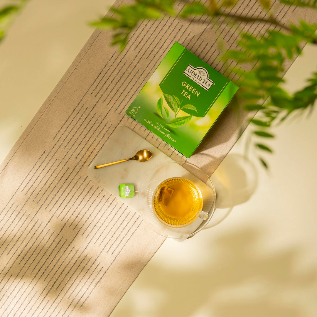 Ahmad Tea Pure Green Tea - 100 Teabags (200g)