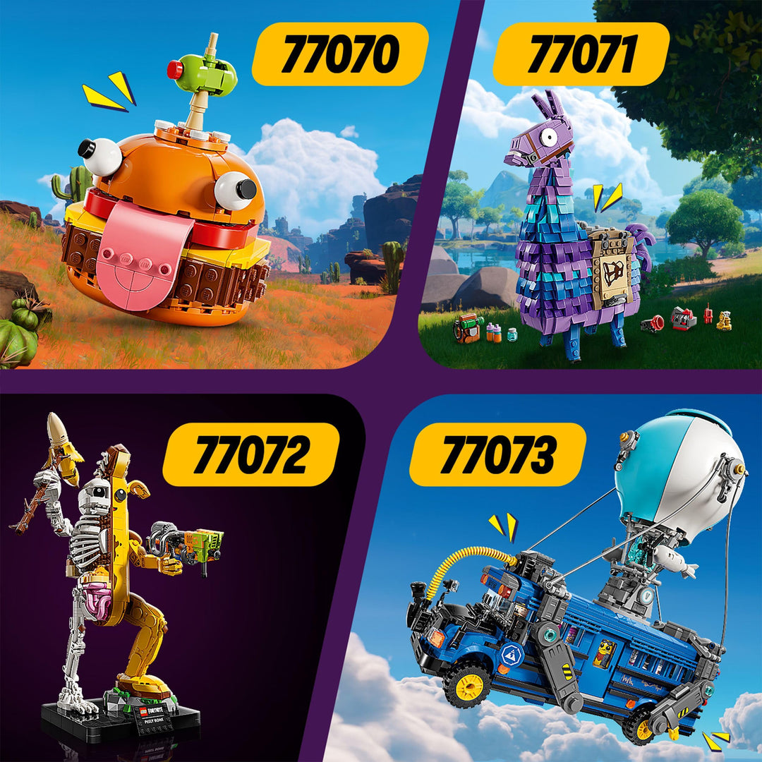 LEGO Fortnite Supply Llama 77071 - Building Set with Movable Head & Gaming Accessories