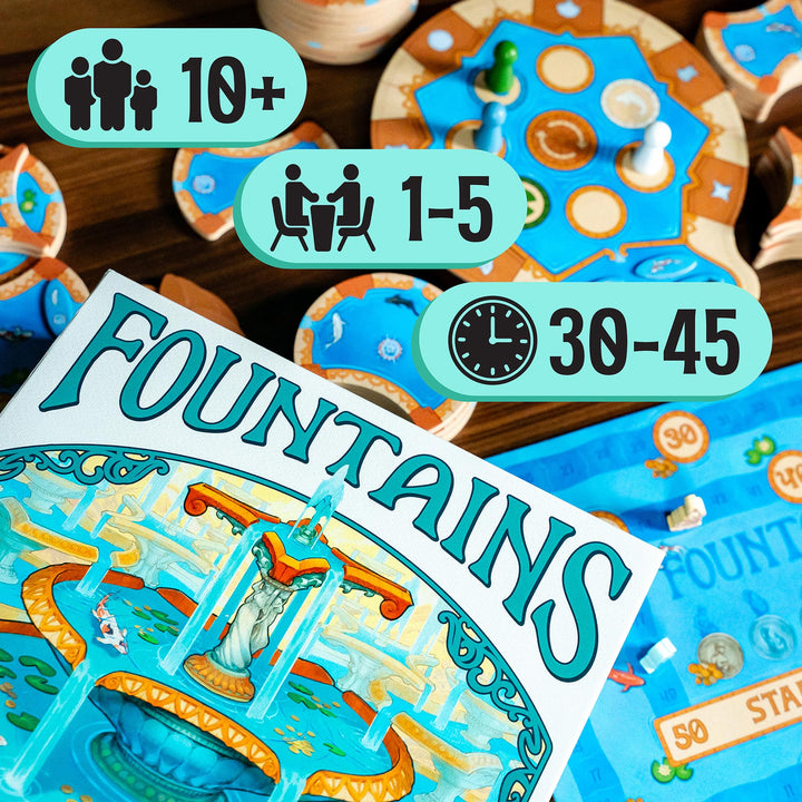 USAopoly Fountains Board Game
