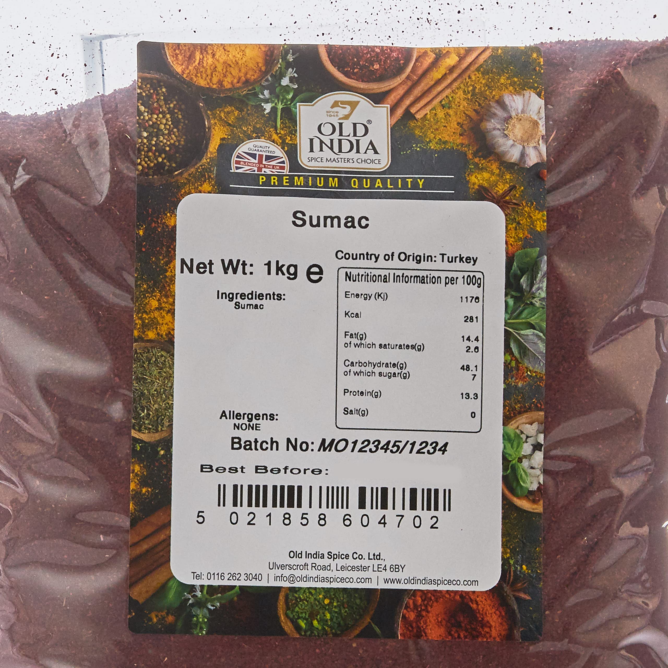Old India Sumac - 1 kg Whole Spice | Natural & Additive Free 2