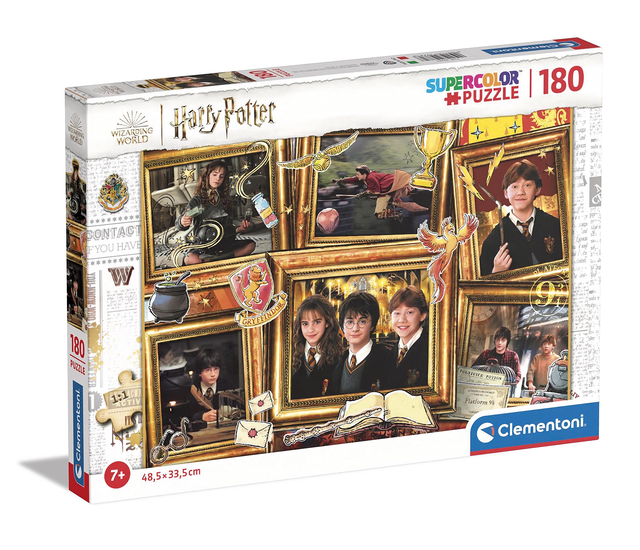 Clementoni Harry Potter 180-Piece Puzzle - Kids Educational Jigsaw for Ages 7-9 8