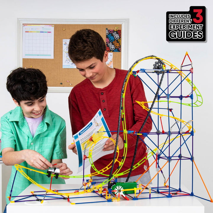 K"nex STEM Explorations Roller Coaster Building Set - Motorized Educational Playset for Ages 8+