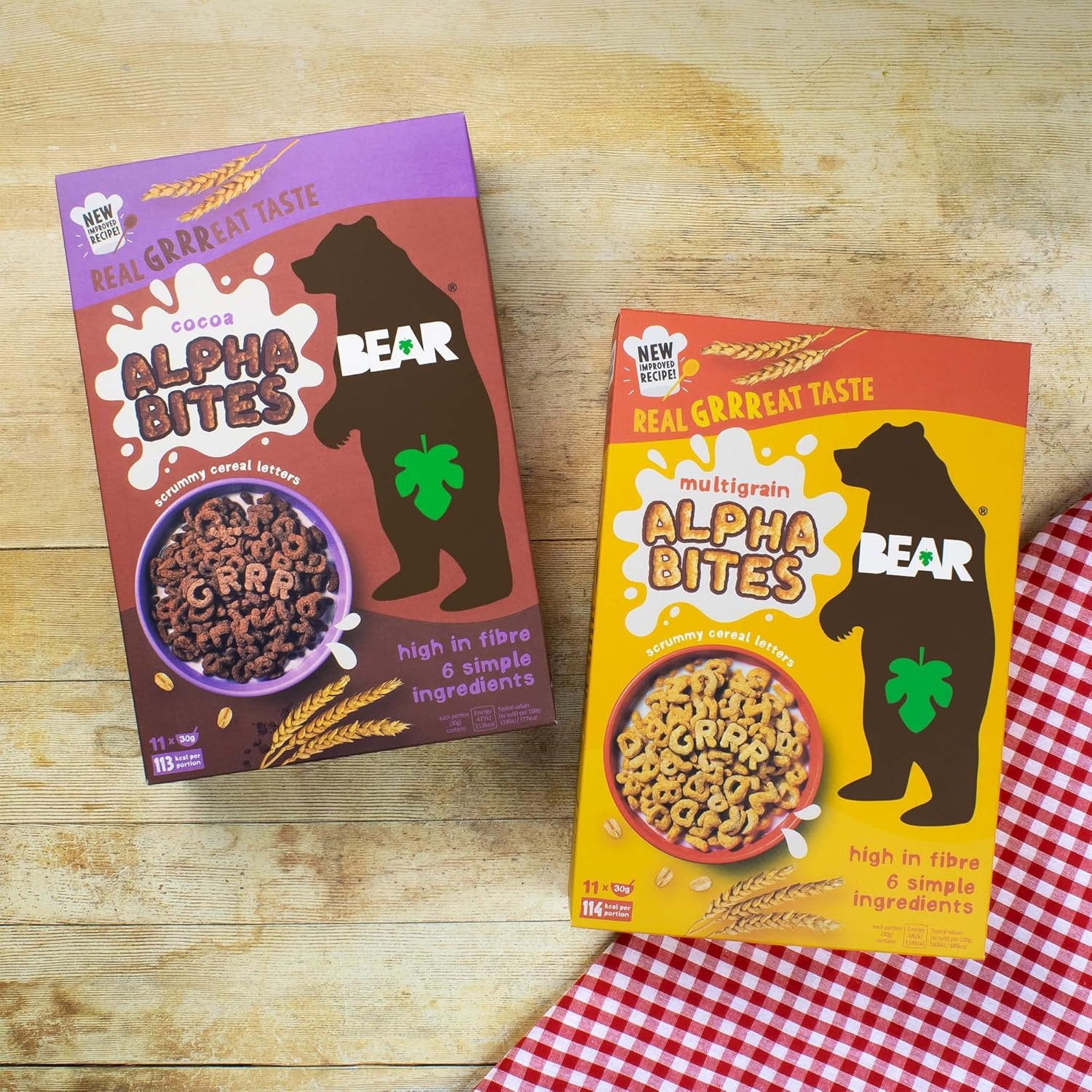 BEAR Alphabites Multigrain Cereal for Kids - High Fibre Breakfast Cereal - 350g 8