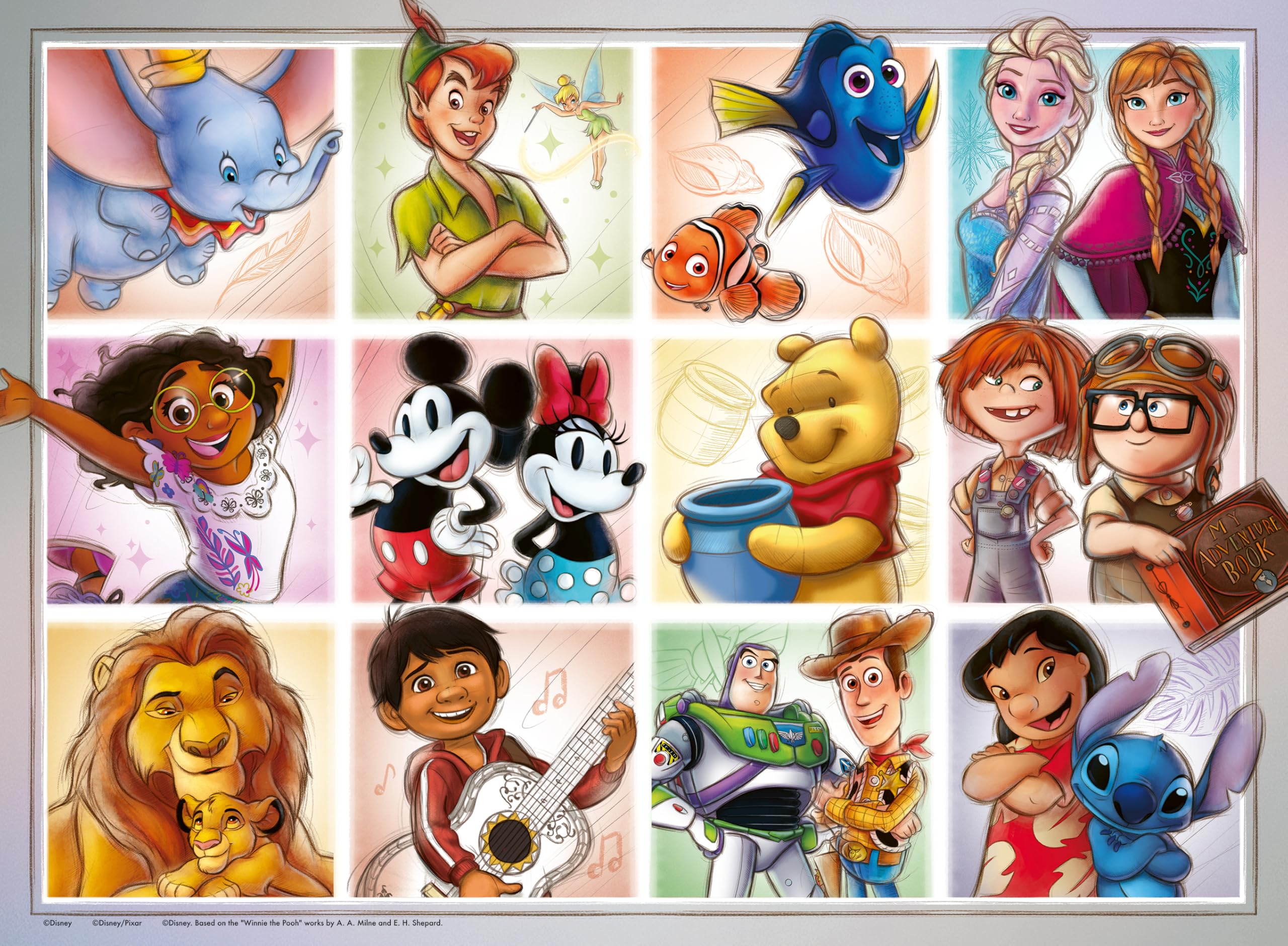 Ravensburger Disney Multicharacter 100 Piece Jigsaw Puzzle for Kids Age 6+ 1