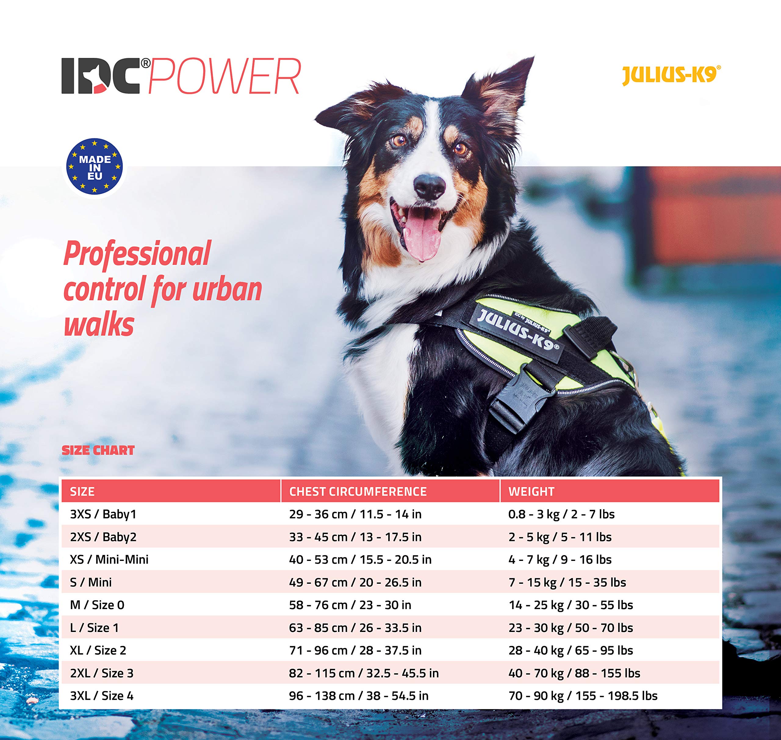 Julius-K9 IDC Powerharness Vest Harness - Camouflage | Chest 49-67 cm | Dog Weight 7-15 kg 2