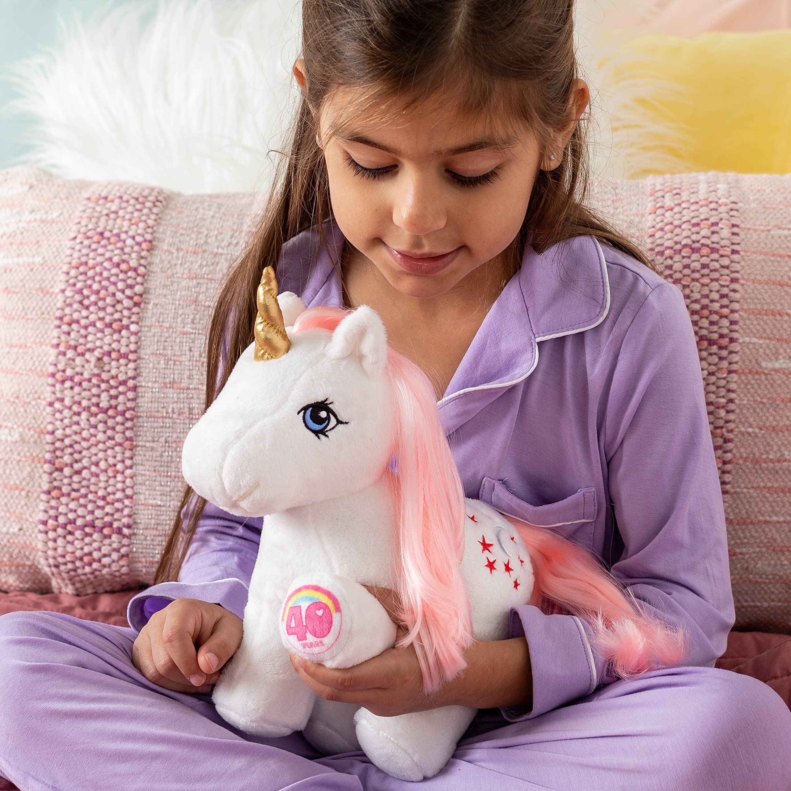 My Little Pony 40th Anniversary Plush Moondancer - Retro Collectible Pony for Kids 3+ 5