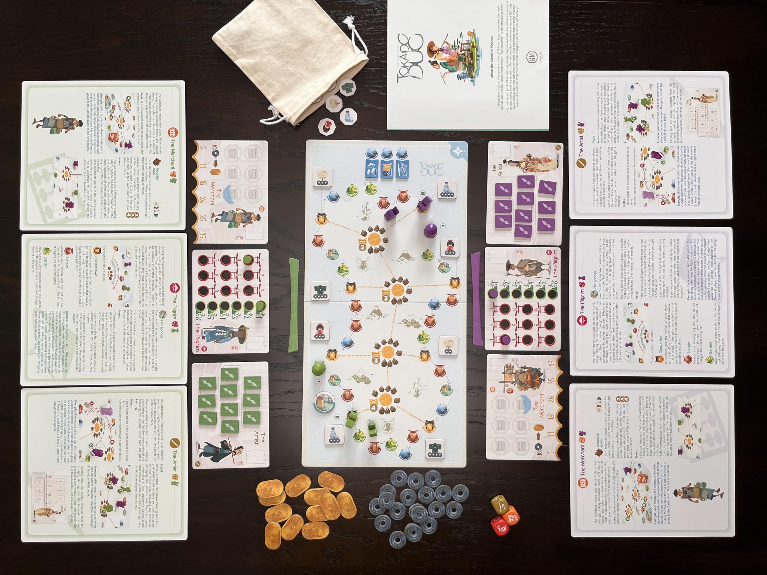 Stonemaier Games Tokaido Duo Board Game 9