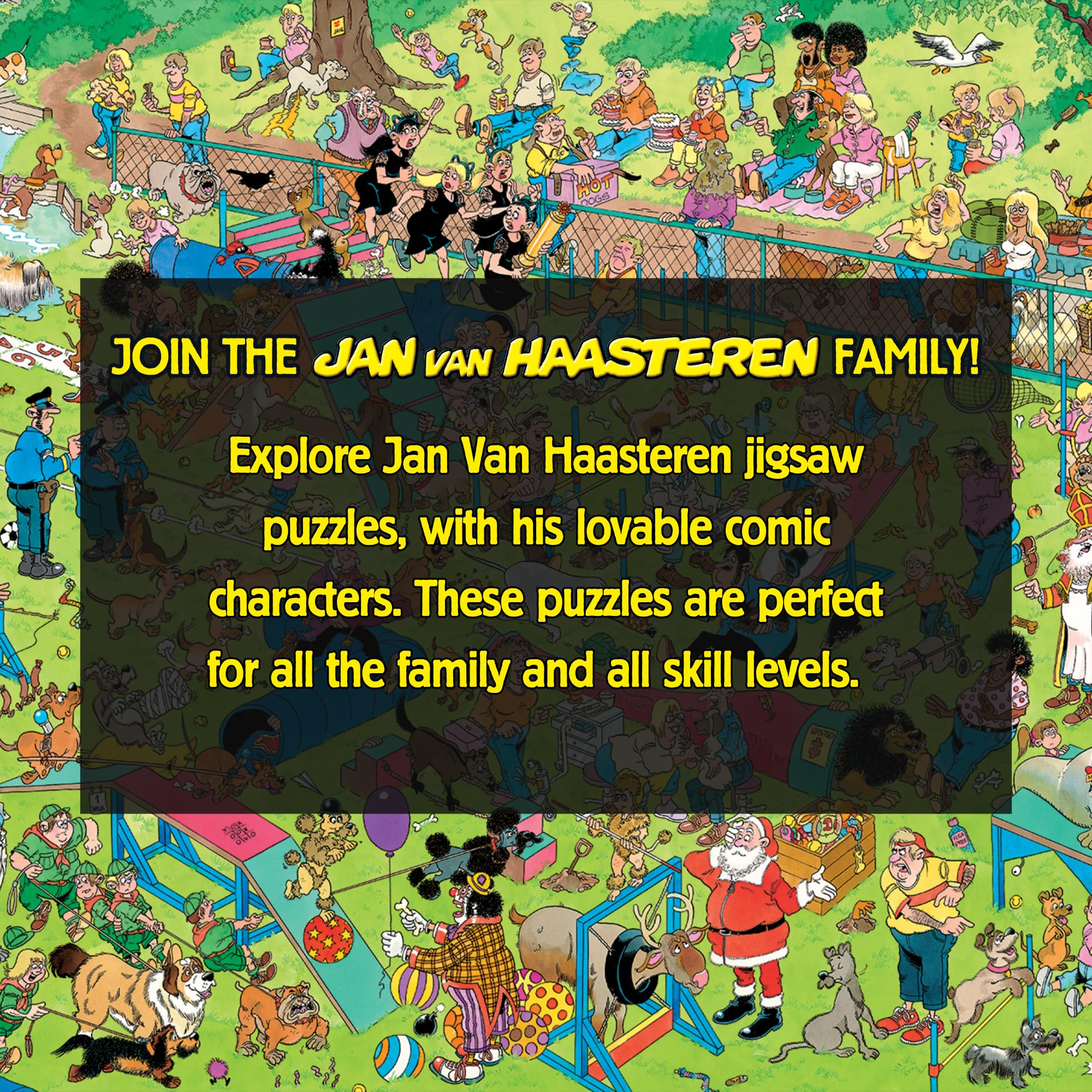 Jan van Haasteren Dog Parkour - 1000 Piece Adult Jigsaw Puzzle 4