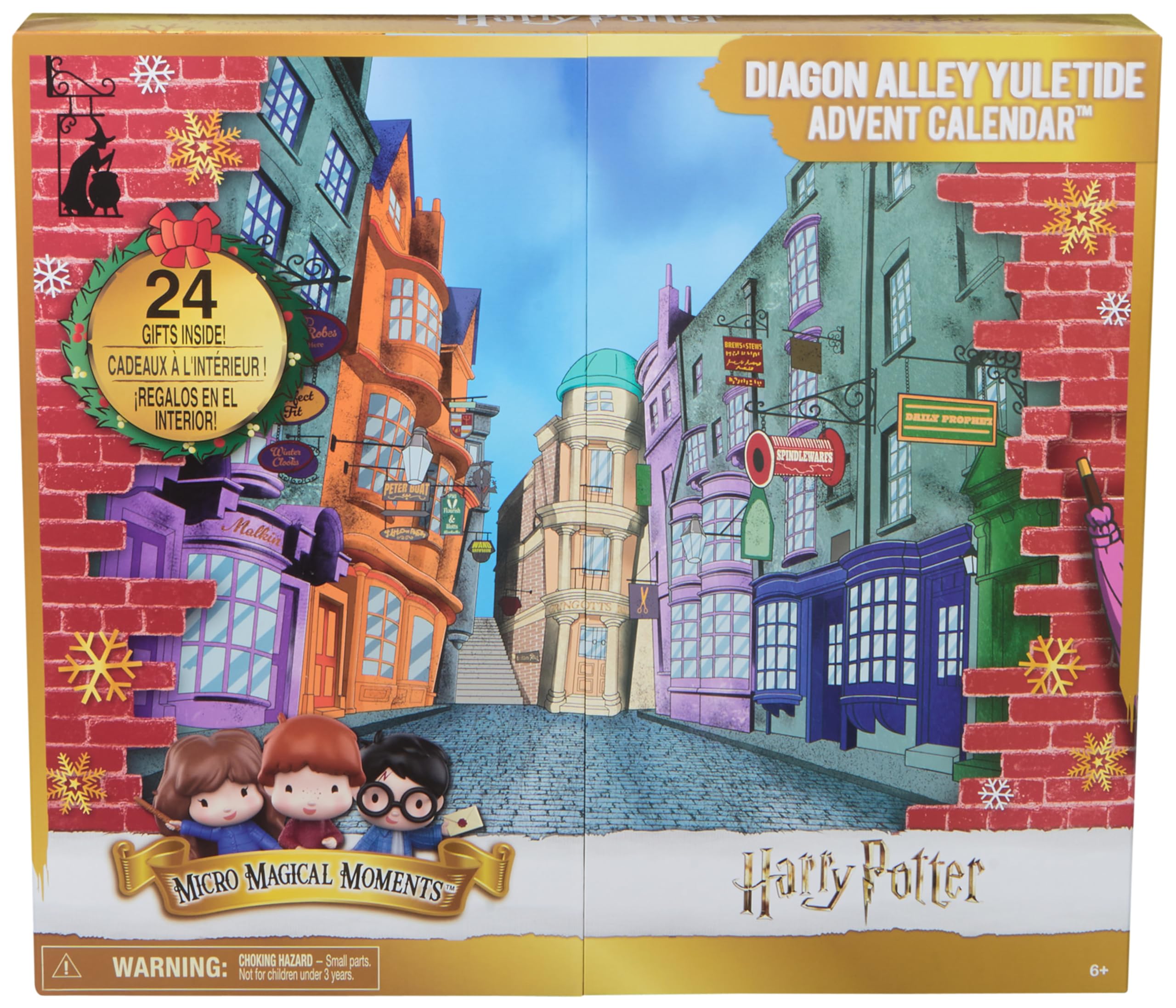 Wizarding World Harry Potter Micro Magical Moments Diagon Alley Yuletide Advent Calendar -24 Surprise Collectible Figures & Accessories 18