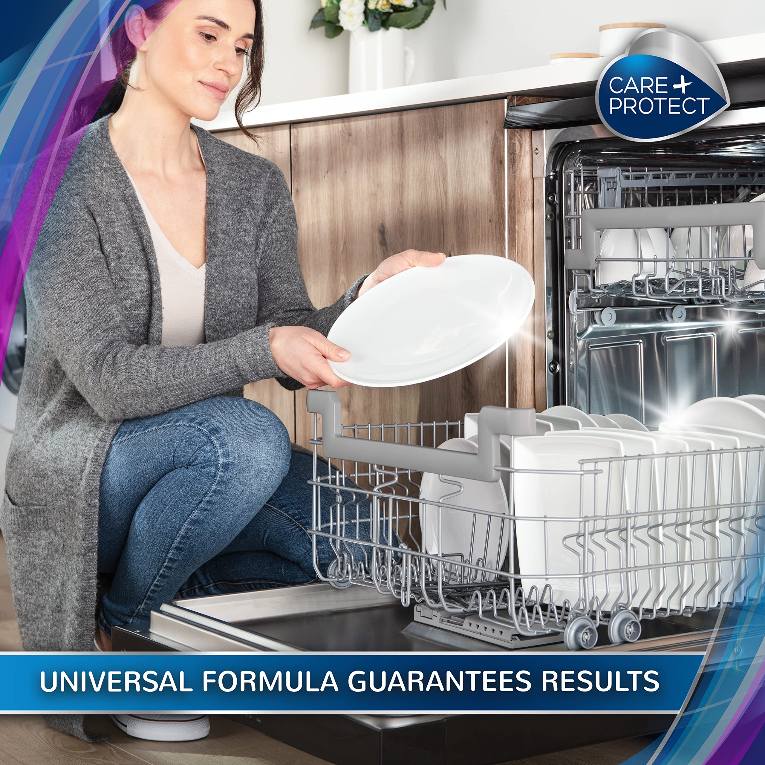 CARE + PROTECT Dishwasher Gel All in One - Degreaser, Rinse Aid, Salt & Odor Neutralizer - 750ml 6