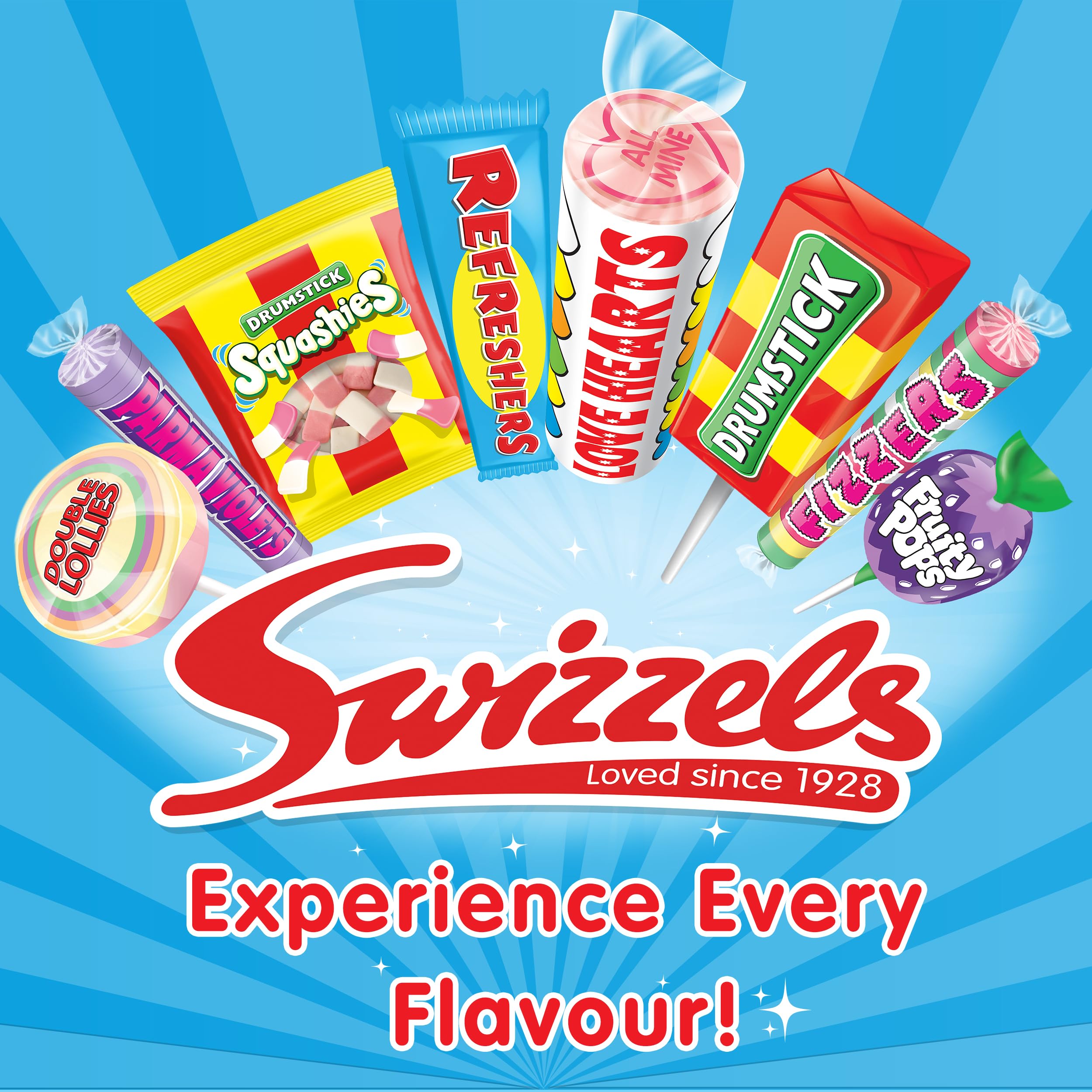 Swizzels Fruity Pops Dispenser Box - 100 Vegan-Friendly Lollipops with Strawberry, Orange, Lemon & Blackcurrant Flavours 7