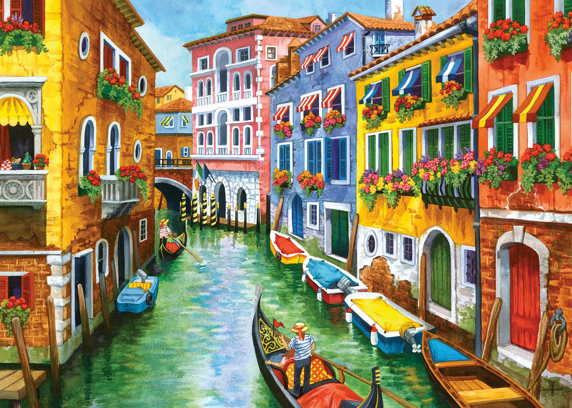 Ravensburger Gondola Ride Jigsaw Puzzle - 300 Pieces for Adults and Kids Age 9+