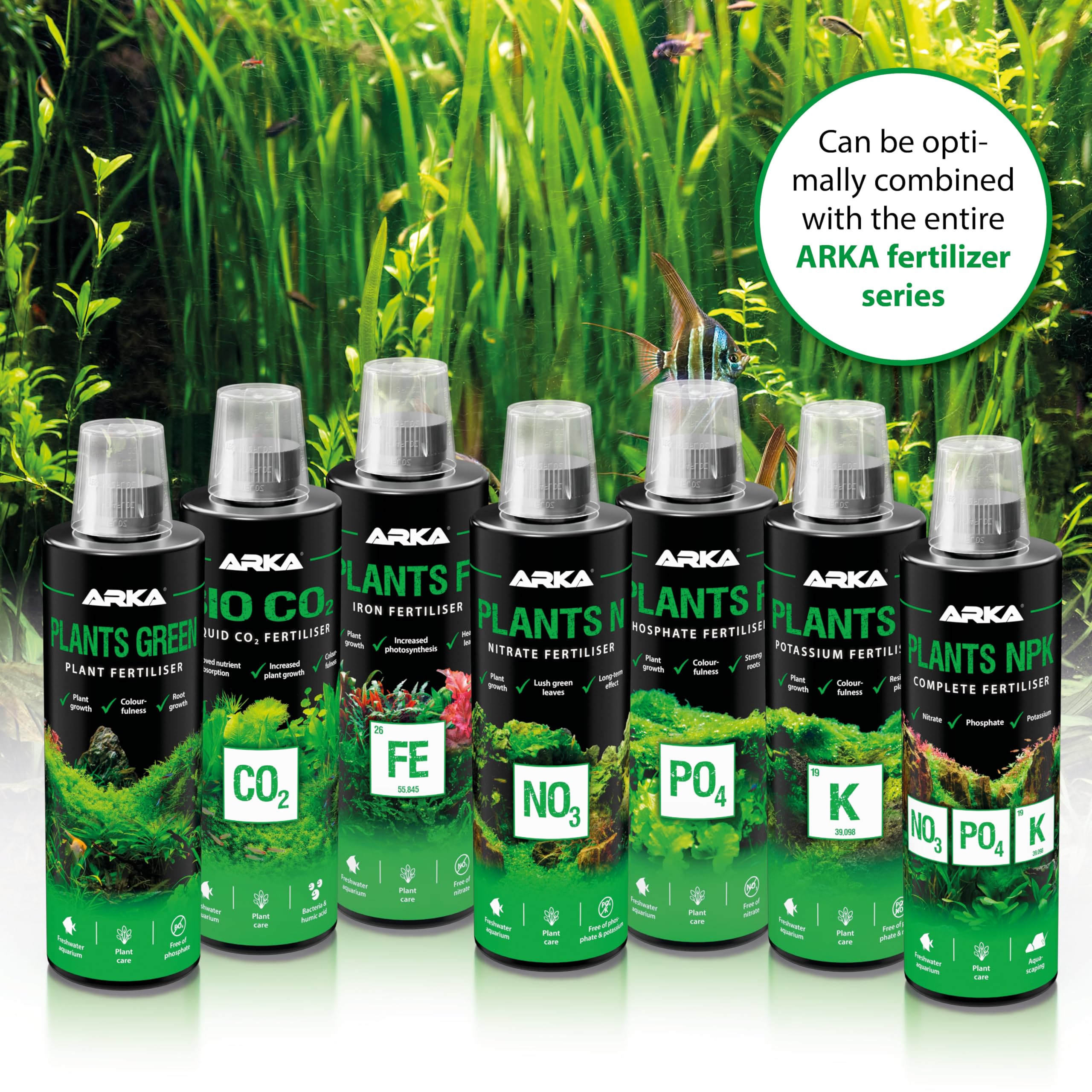 ARKA Plants Green Aquarium Plant Fertiliser - 118 ml Liquid for Lush Growth 6