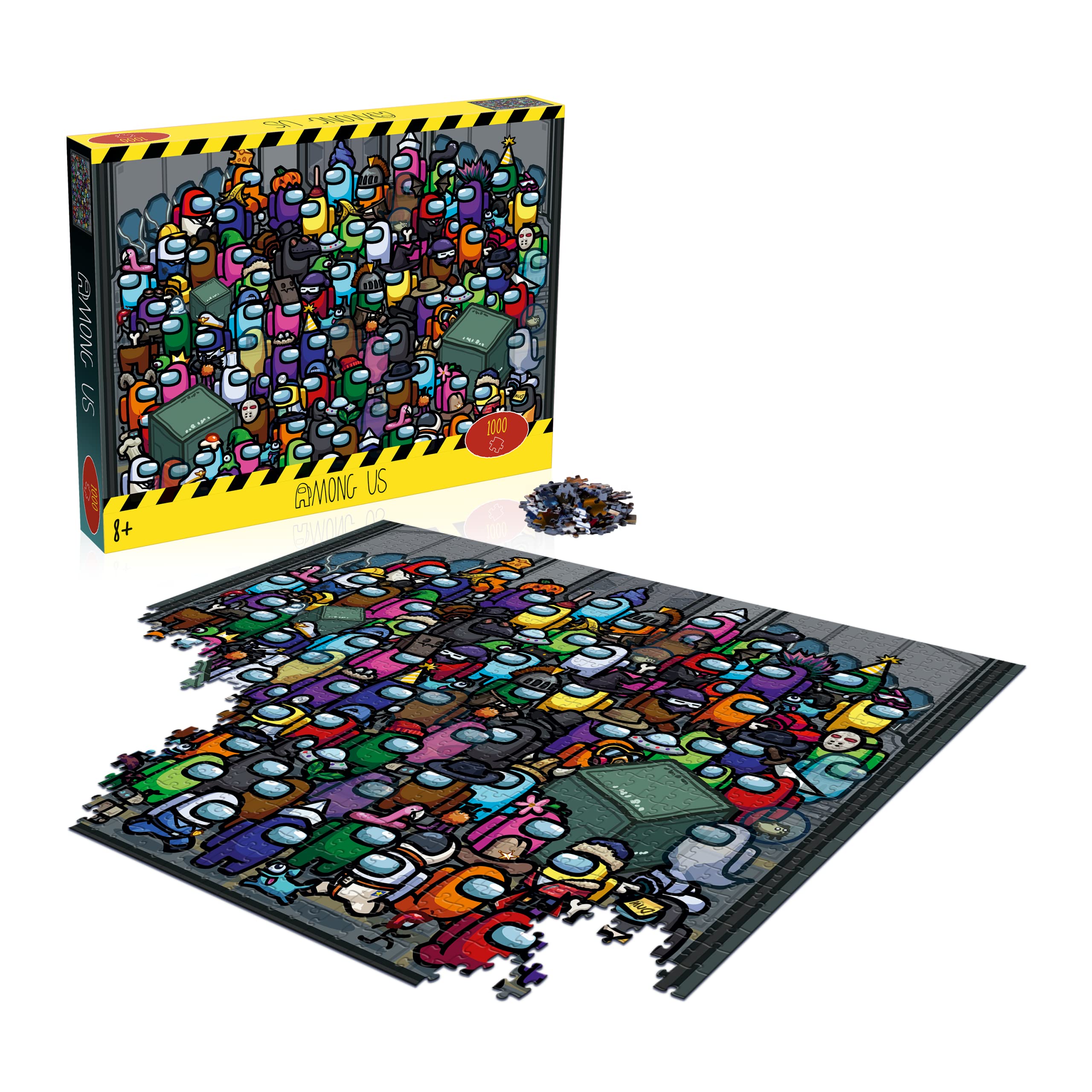 Among Us 1000 Piece Jigsaw Puzzle - Officially Licensed Crime Scene Challenge, Age 8+ 7