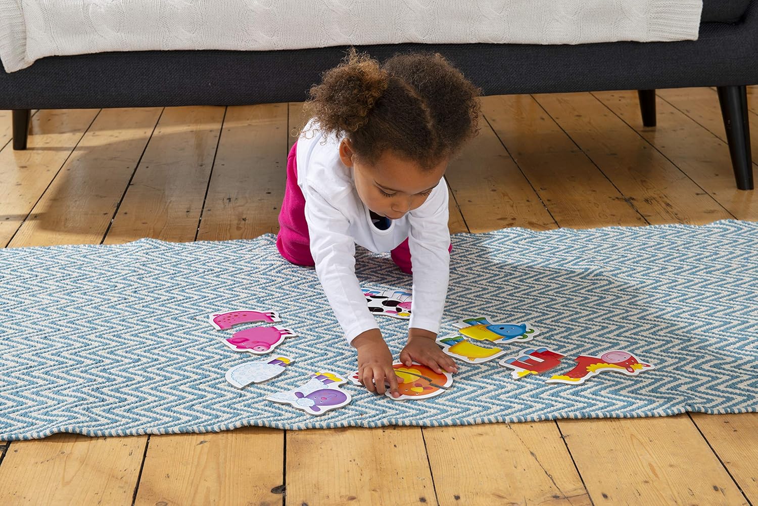 Galt Baby Puzzles - Farm Animal 2-Piece Jigsaw Set for Toddlers 18 Months+ 9