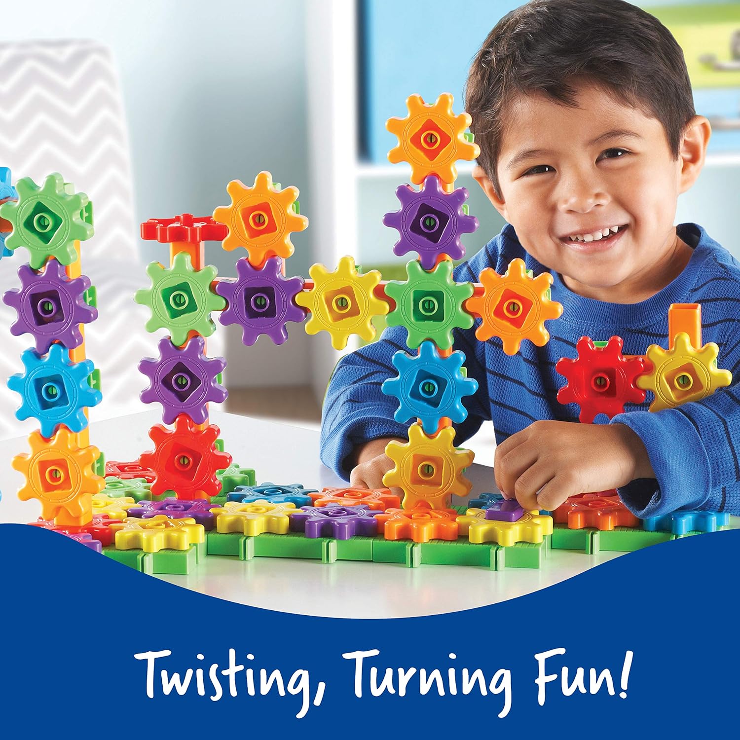 Learning Resources Gears Gears Gears Deluxe Building Set - 119-Piece STEM Toy for Ages 3-7 13