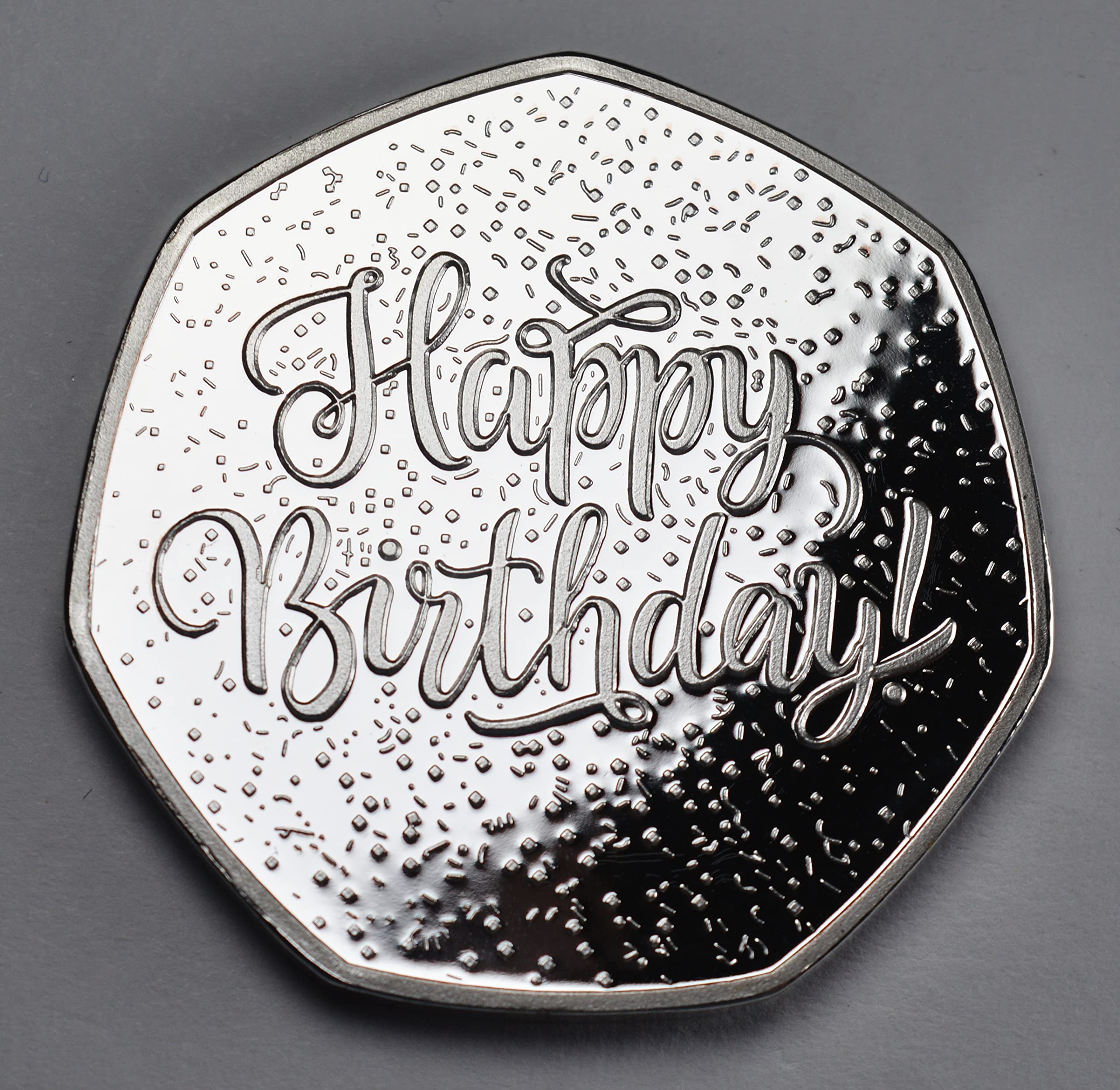 The Commemorative Coin Company 70th Birthday .999 Silver Plated Commemorative Coin | 8g | 27mm