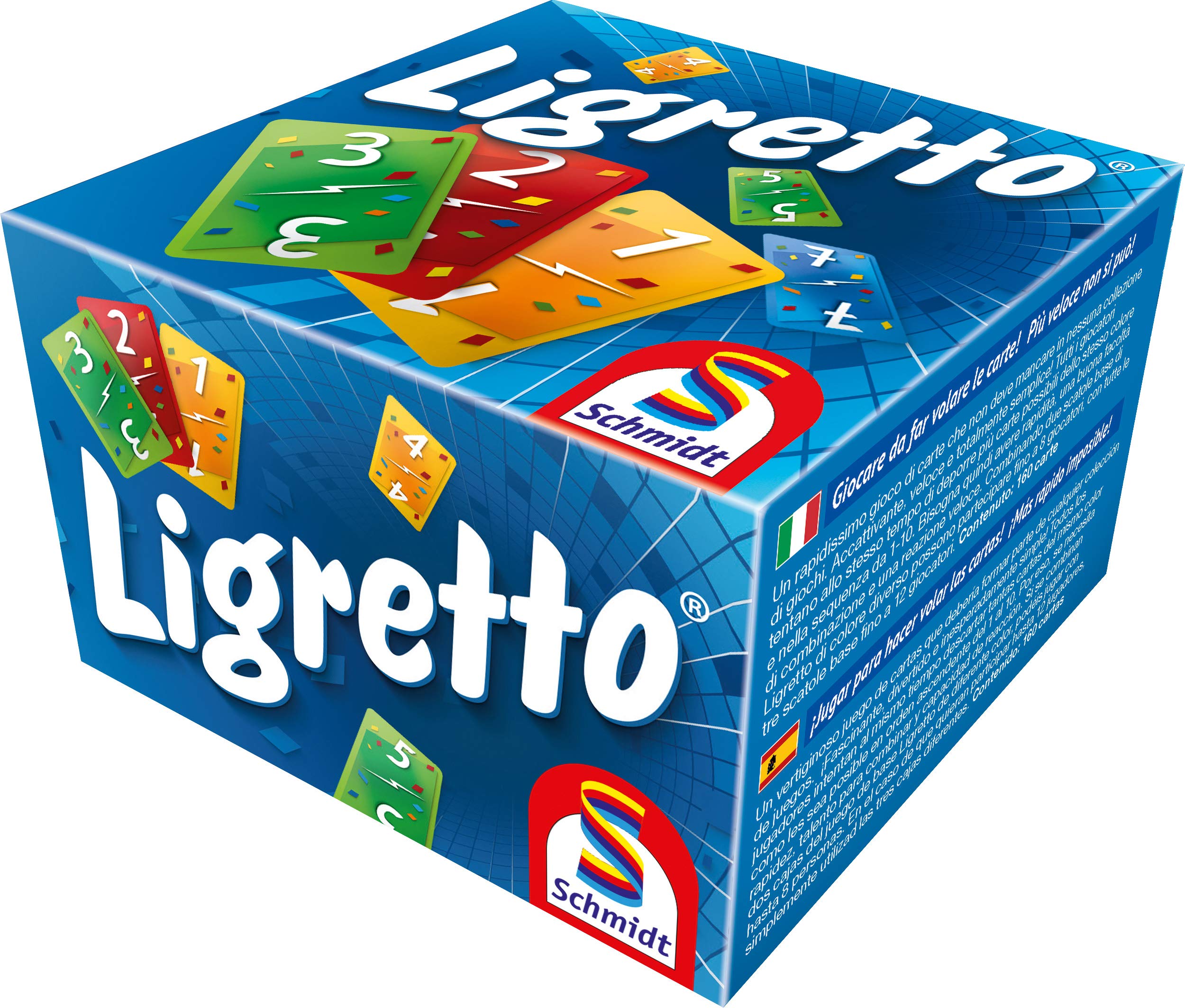 Schmidt Ligretto Blue Card Game | Ages 8+ | 2-4 Players | 15 Min Playtime