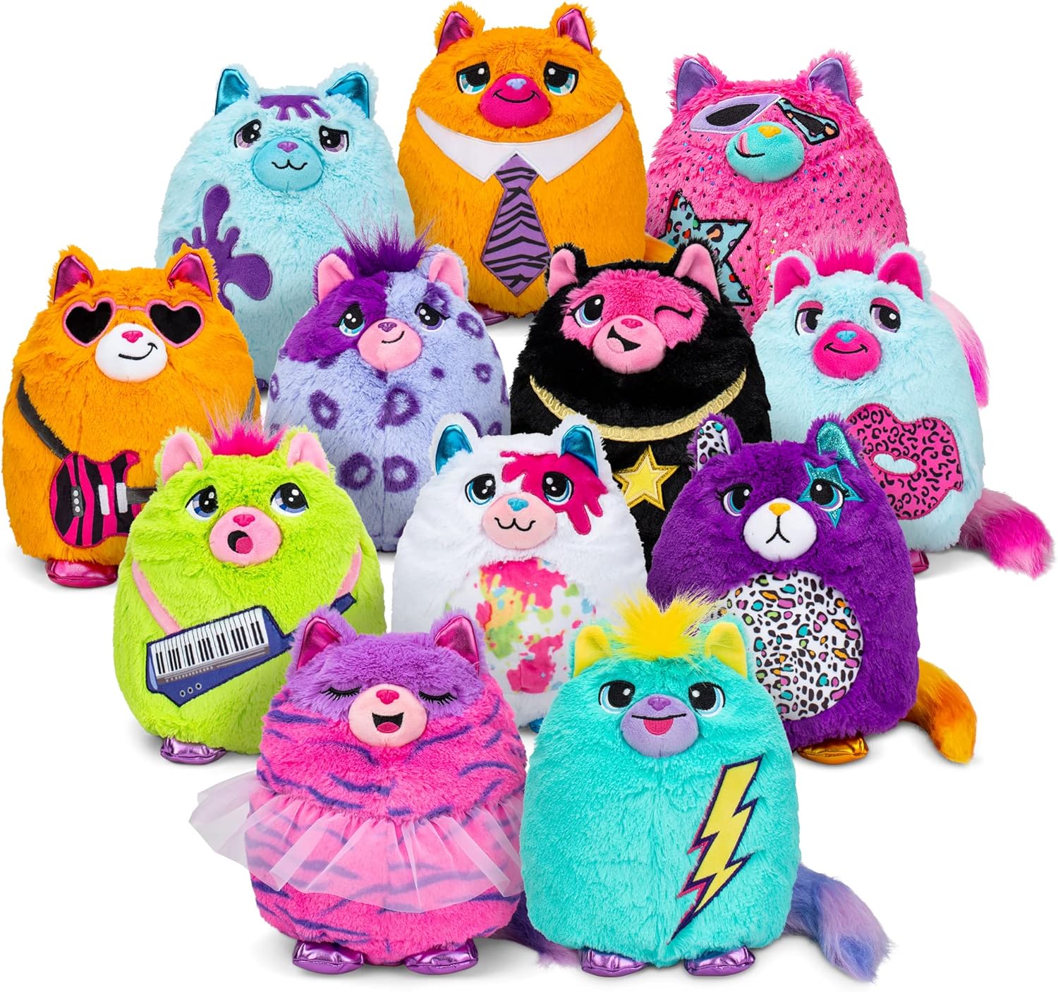 Misfittens Surprise Cat Plush Wave 3 - Soft Squeeze & Stretch Collectible Plush Toy 5