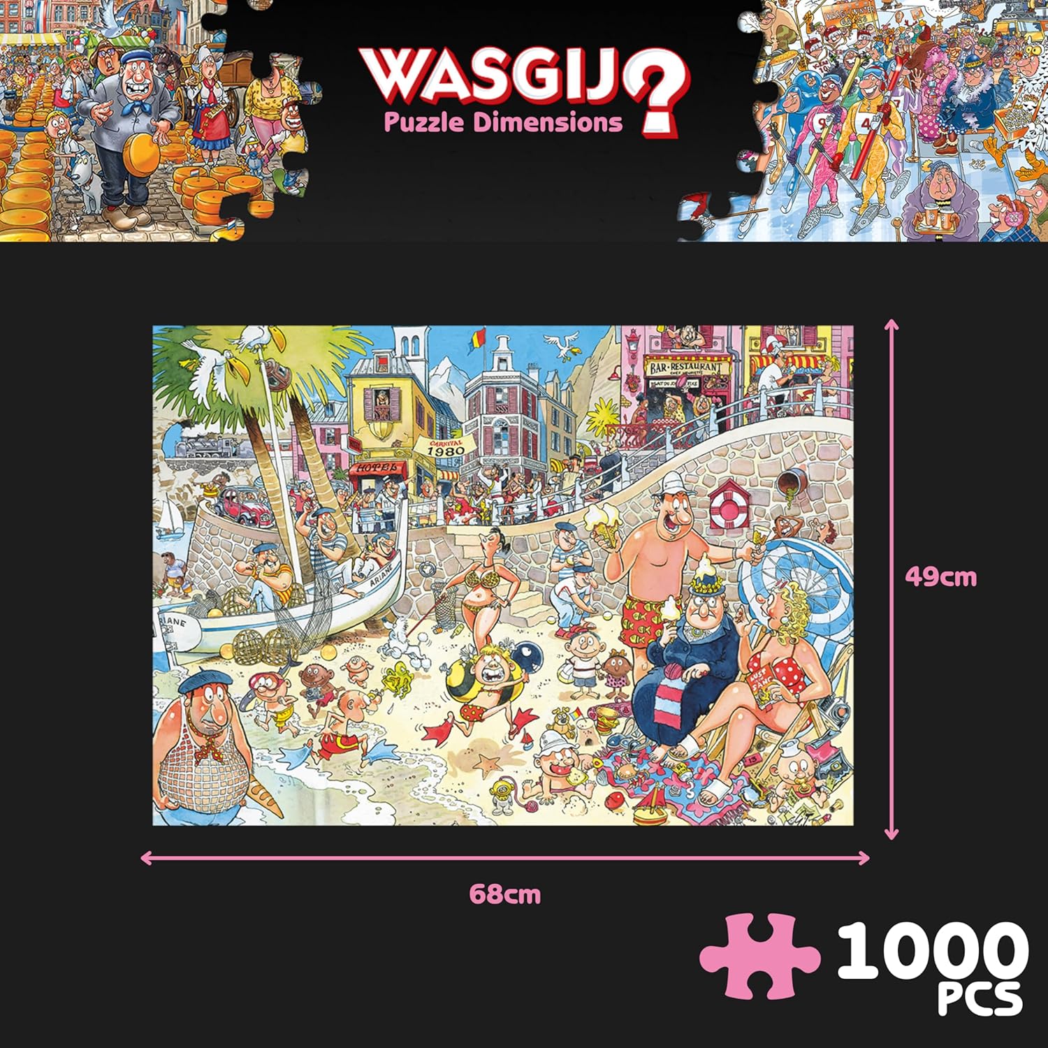 Wasgij Retro Destiny 8 High Season - 1000 Piece Jigsaw Puzzle 5