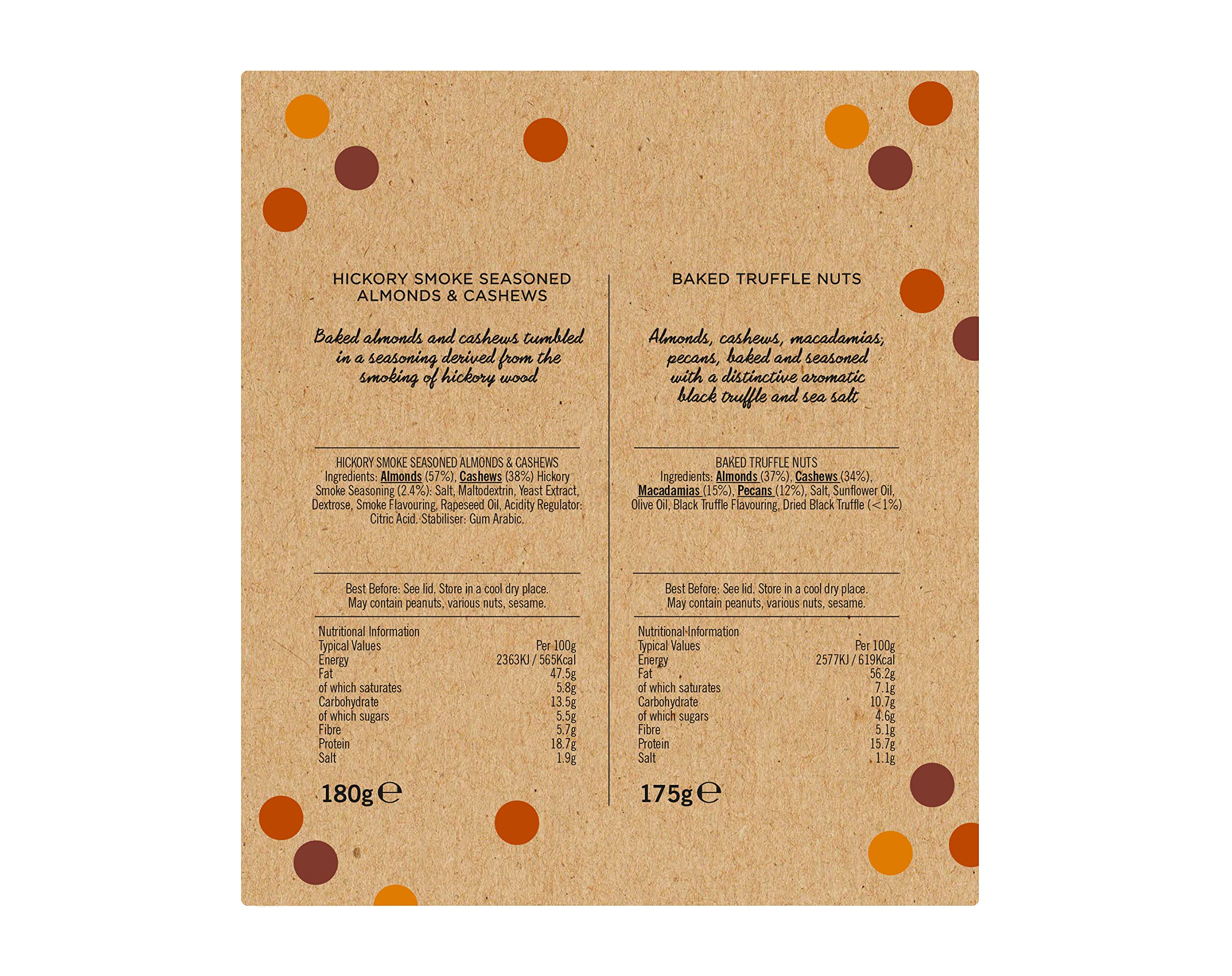 Cambrook - 2 Jar Gift Set with Hickory Smoke Seasoned Almonds & Cashews and Baked Truffle Nuts 4