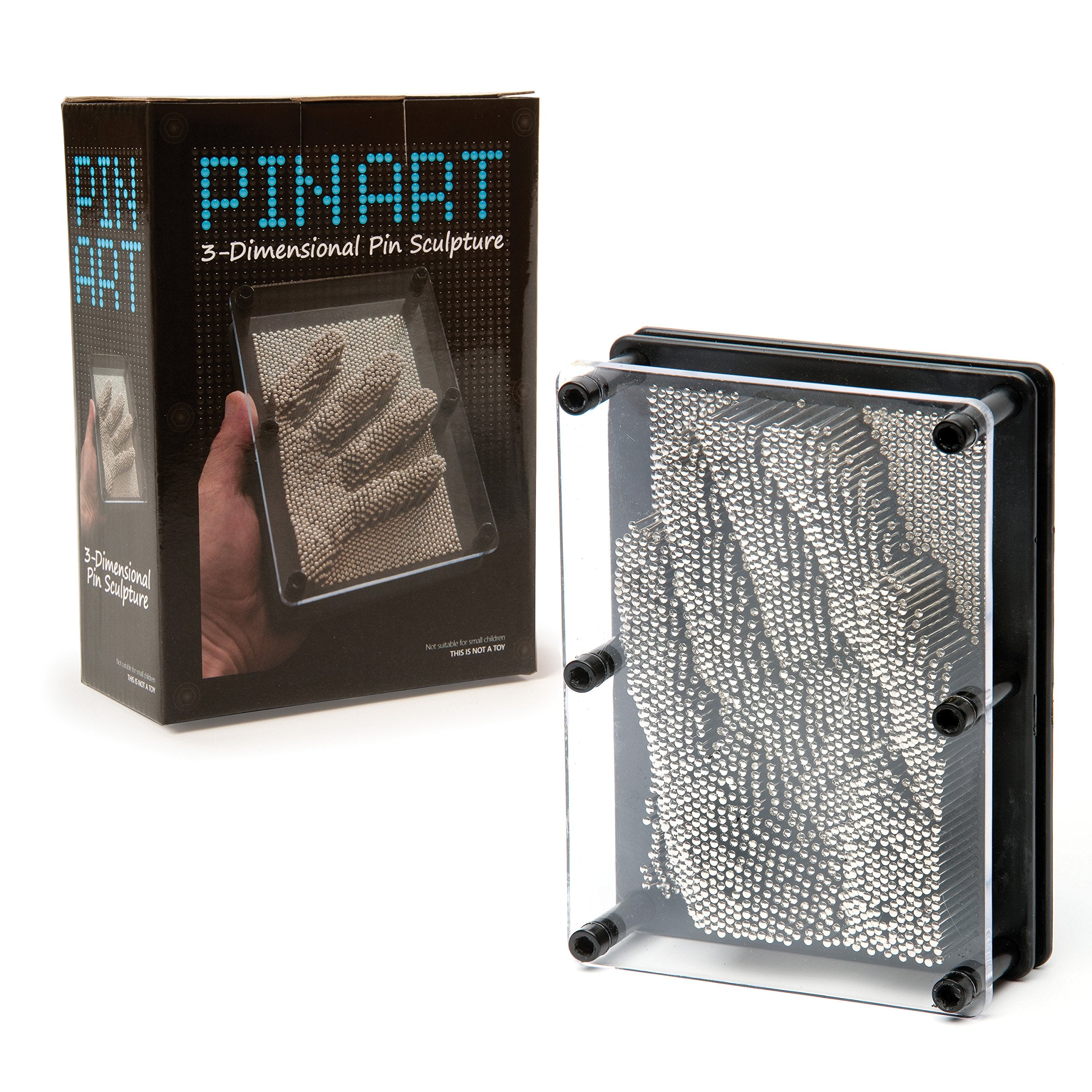 Pin Art - 3D Sculpture Toy with Metal Pins for Creative Impressions 8