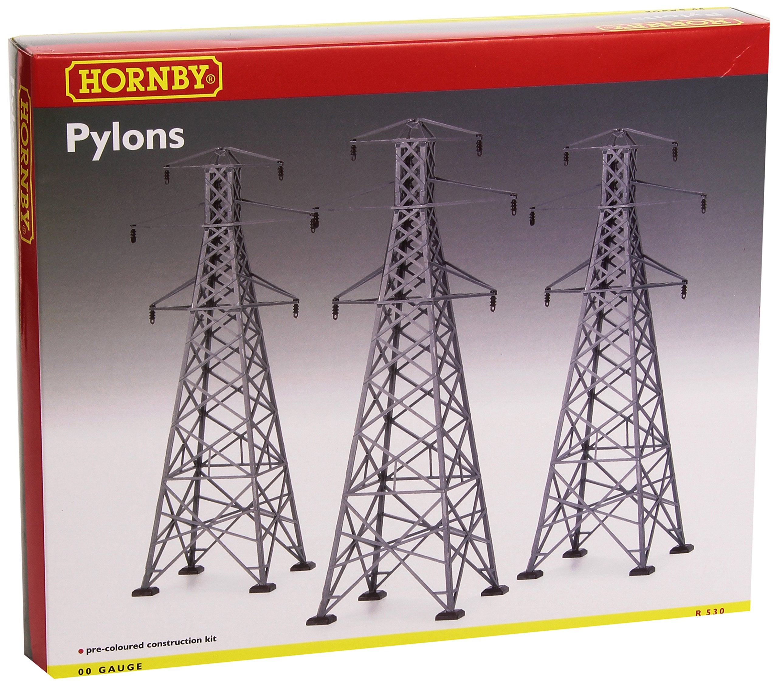 Hornby R530 00 Gauge Pylon Kit - Plastic Model Building Accessory