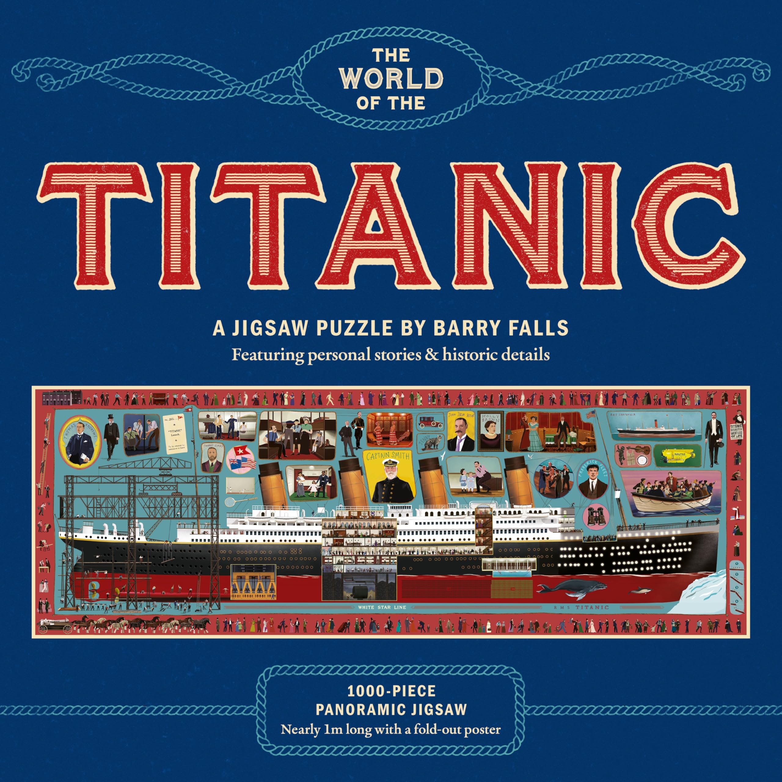 The World of the Titanic 1000-Piece Jigsaw Puzzle by Barry Fall