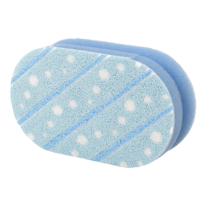 Spontex Bathroom Sponge Scourer - Heavy-Duty Non-Scratch Cleaning Tool for Baths & Showers
