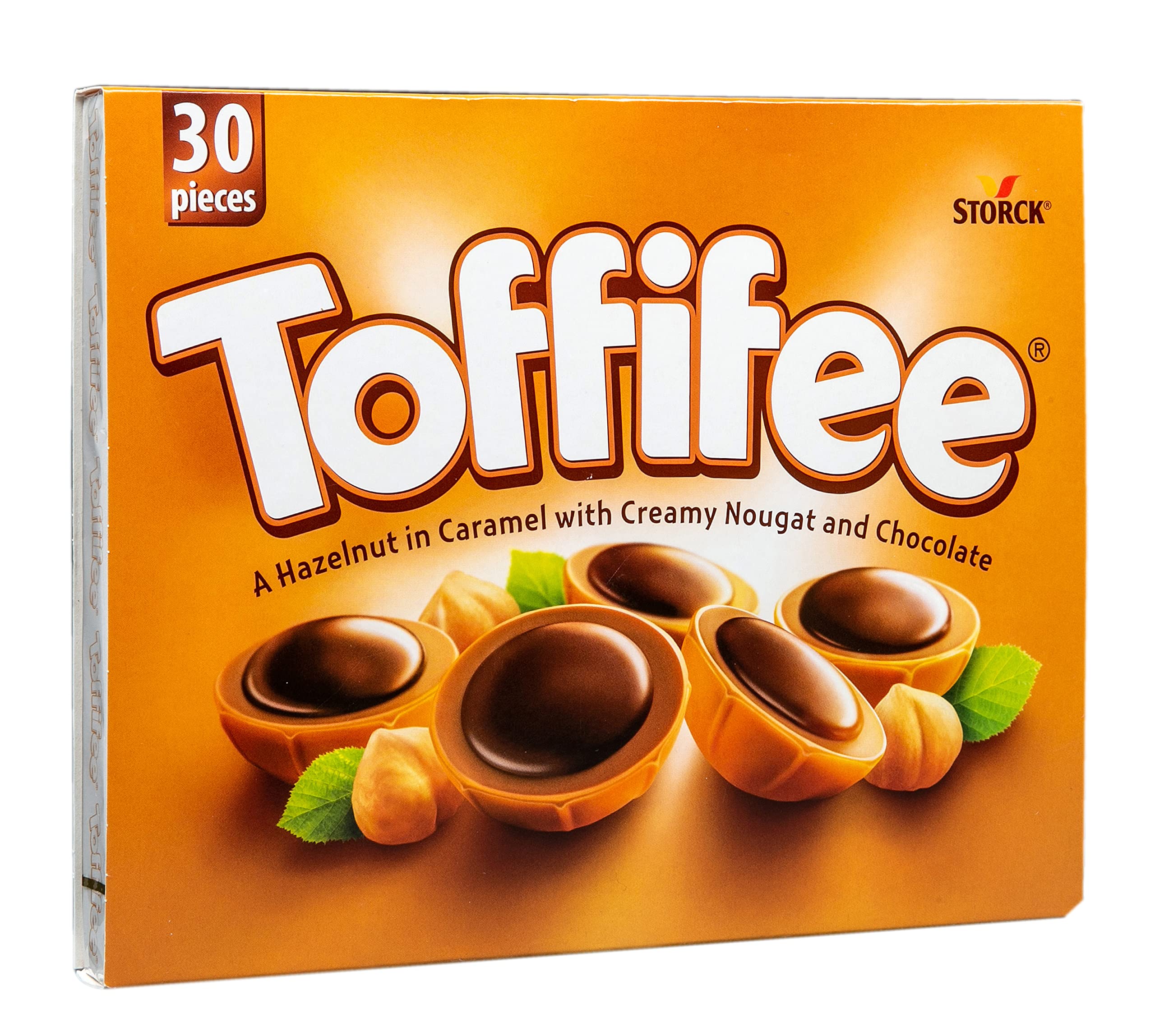 Toffifee Chocolate Candy Cups with Hazelnut, Nougat, and Caramel | 30 Pieces, 250g Box 1