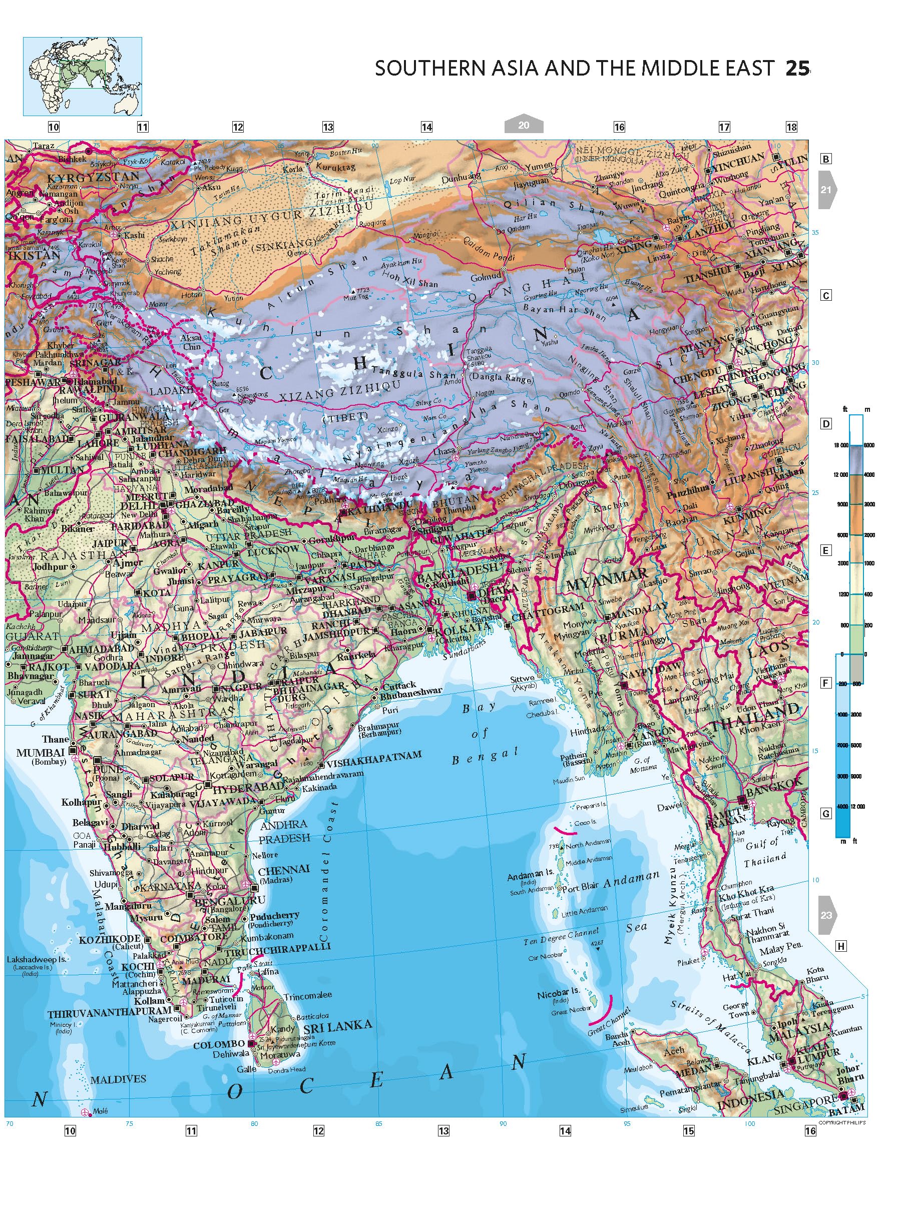 Philip's RGS World Atlas (A4) - Global Cities, Facts and Flags | Paperback 5