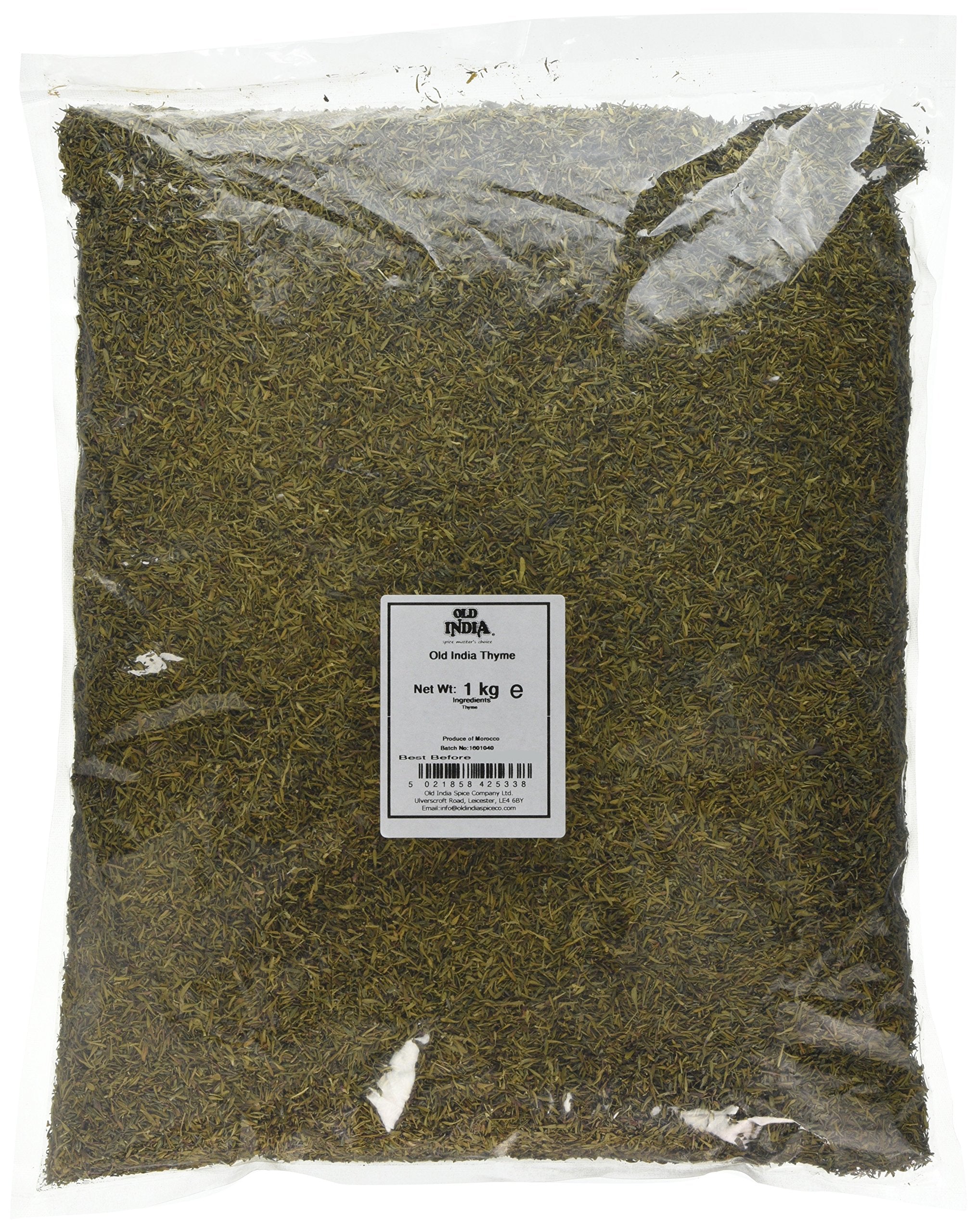 Old India Thyme Powder - 1 kg Natural & Additive Free Whole Spice 1