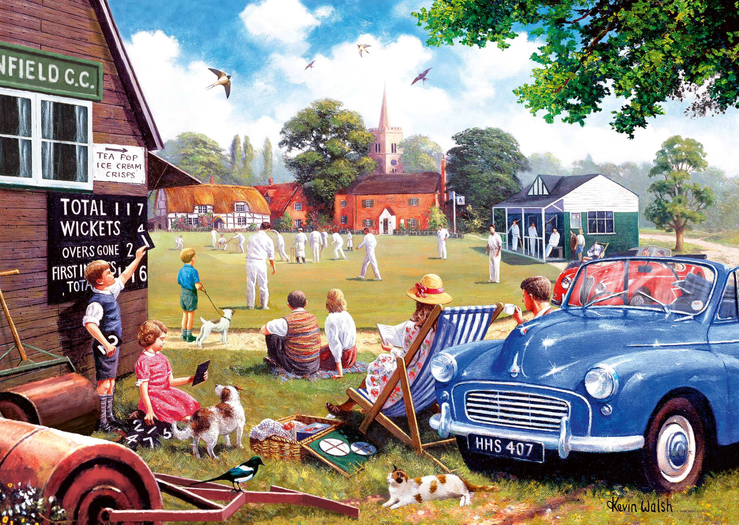 Ravensburger Leisure Days No 4 The Scoreboard End 1000 Piece Jigsaw Puzzle