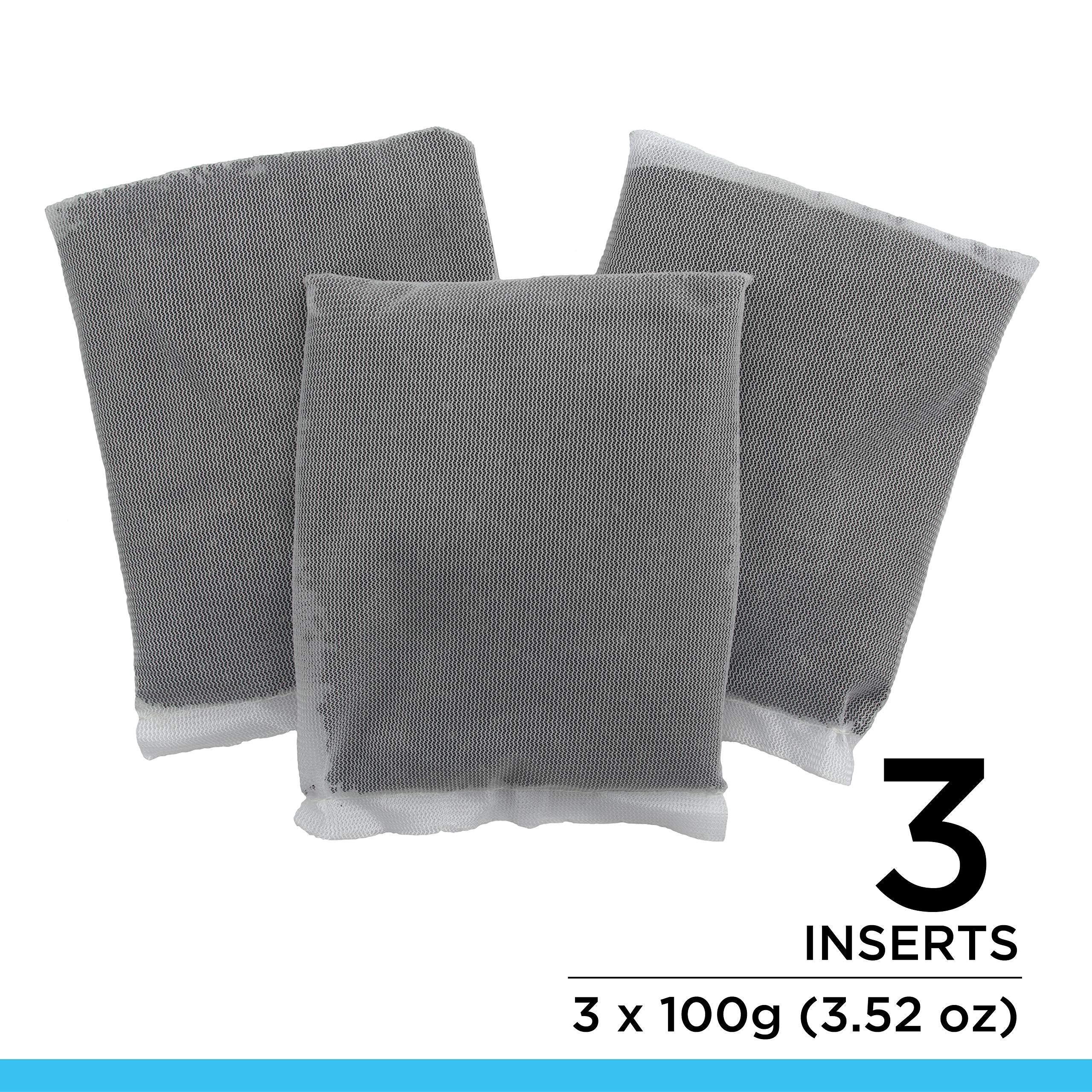Fluval Activated Carbon Filter Media - Removes Odors, Discoloration, & Pollutants | 3 x 100g Bags