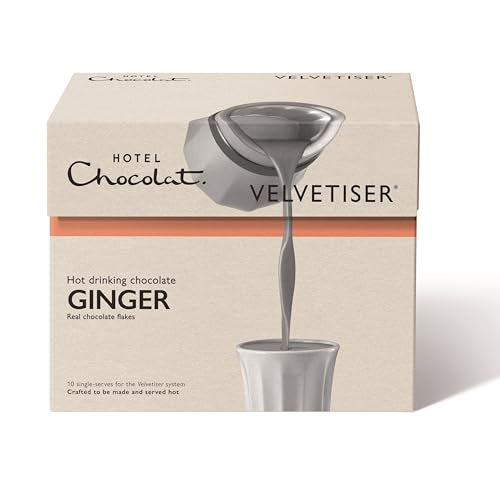 Hotel Chocolat - Ginger Hot Chocolate Sachets (10 Servings) 8