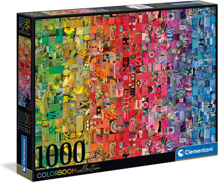 Clementoni High Quality Collection Colour Boom Collage - 1000-Piece Jigsaw Puzzle (39595)