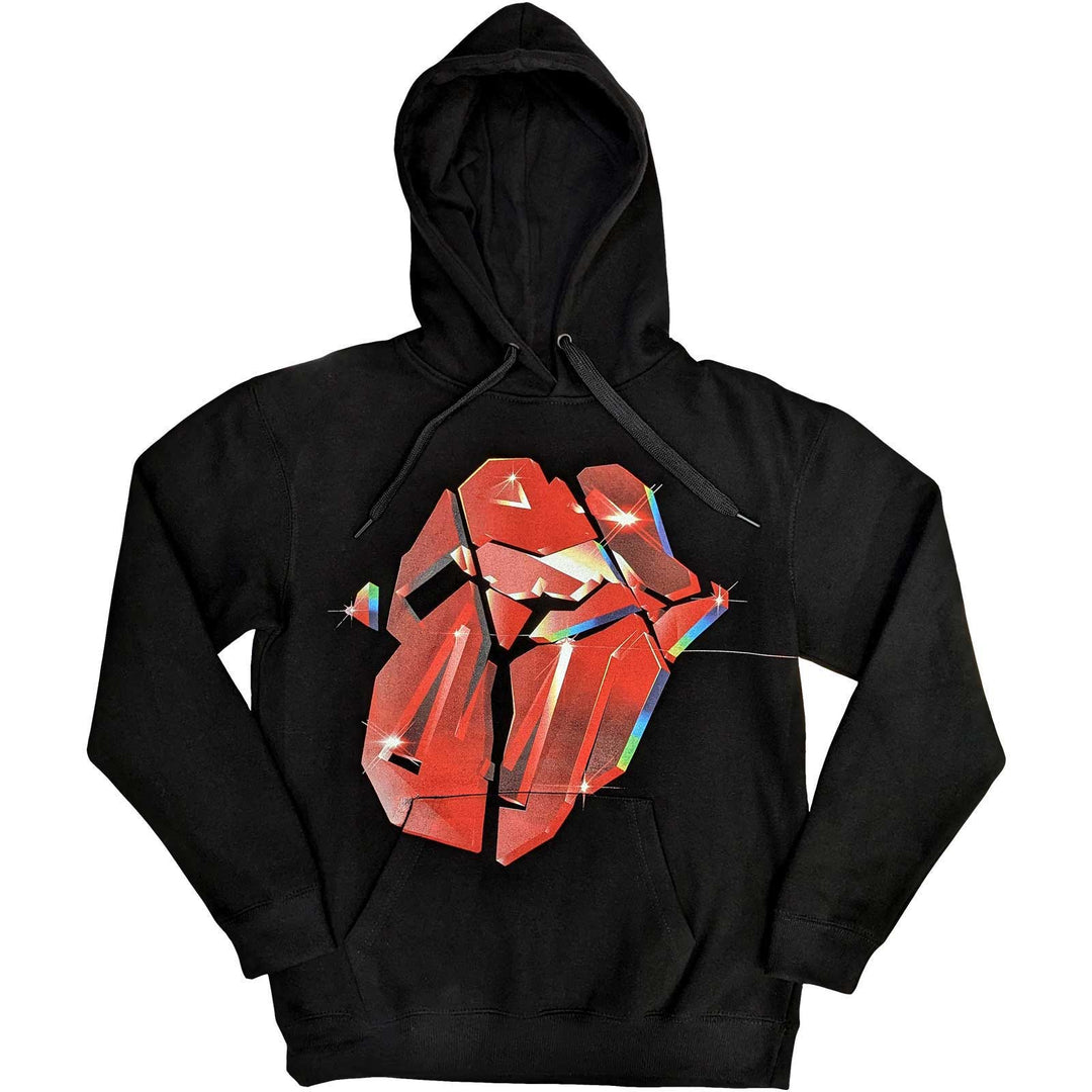 The Rolling Stones Unisex Pullover Hoodie: Hackney Diamonds Lick