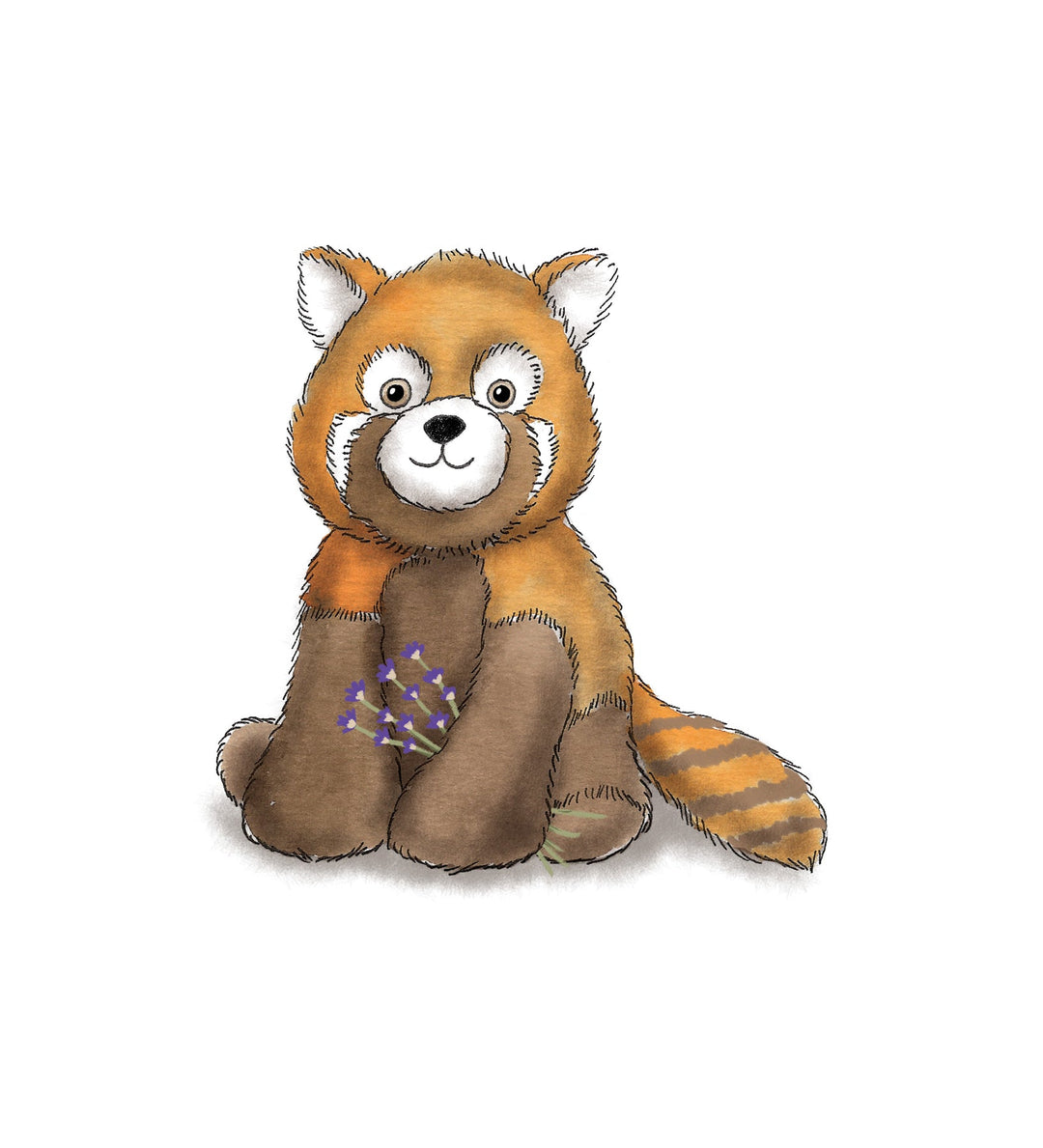 Warmies 13'' Red Panda - Fully Heatable Cuddly Toy scented with French Lavender